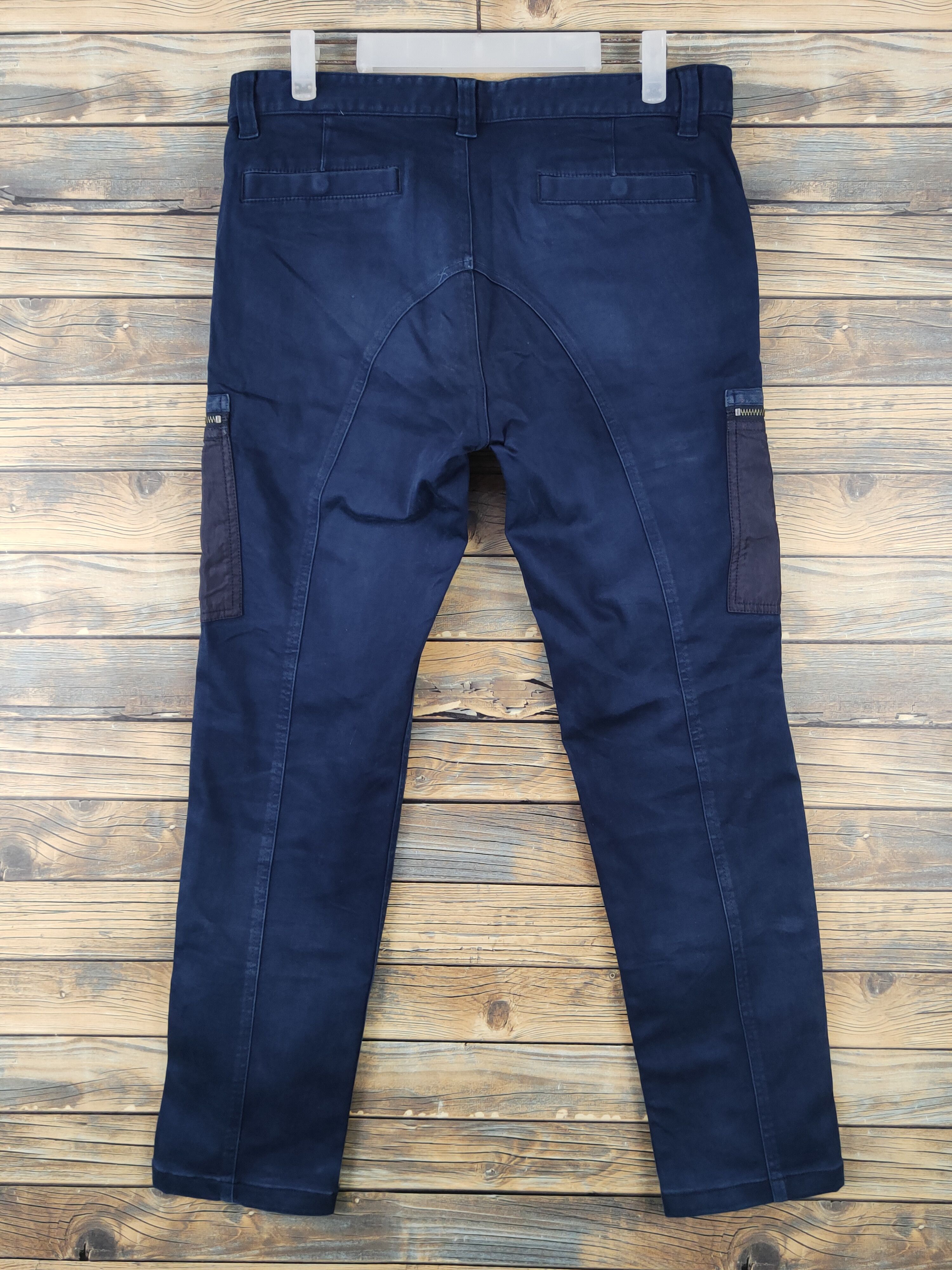 JOSEPH HOMME Joseph Homme Navy Multipocket Tactical Cargo Pants #W1791 Size US 33 - 7 Thumbnail