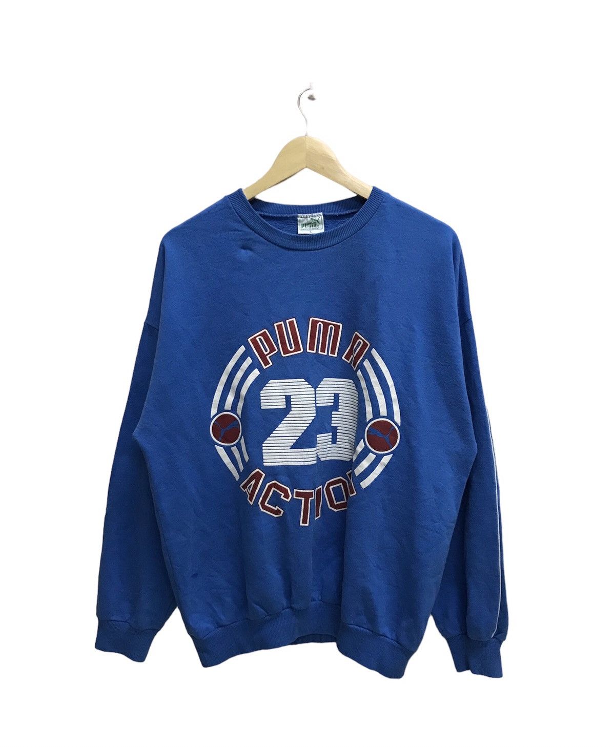 Puma Vintage Puma Made in greece biglogo sweatshirt Size US L / EU 52-54 / 3 - 1 Thumbnail