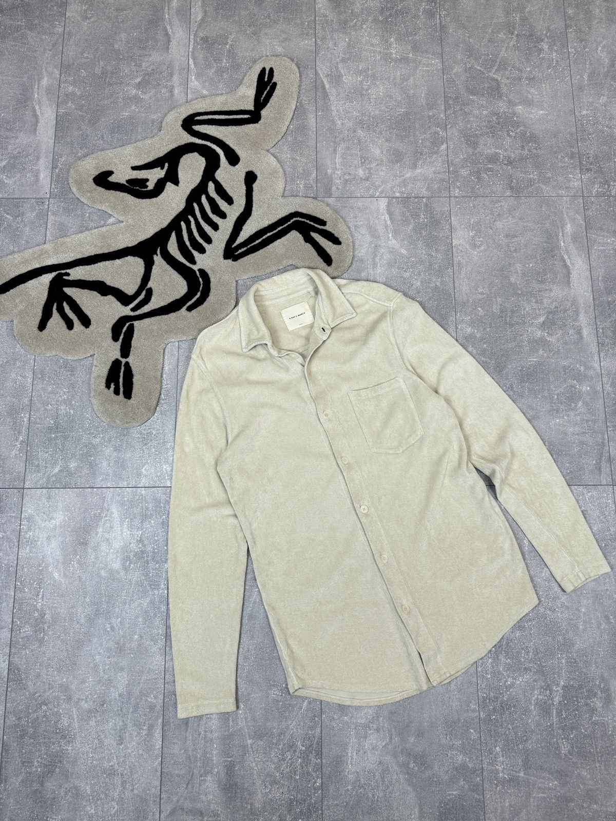 A Day's March Mens A Days March Shirts button up corduroy velvet Size US S / EU 44-46 / 1 - 1 Thumbnail