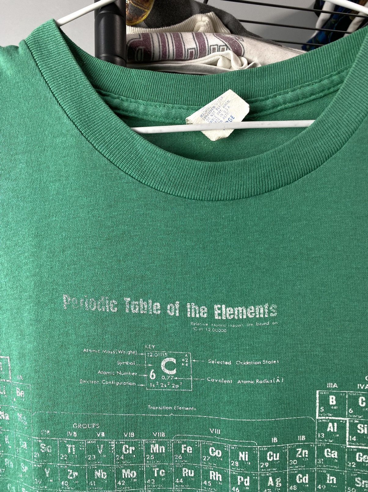 Band Tees Rare! Vintage Chemistry ‘84-‘85 Table Of Elements T Shirt Size US L / EU 52-54 / 3 - 4 Thumbnail