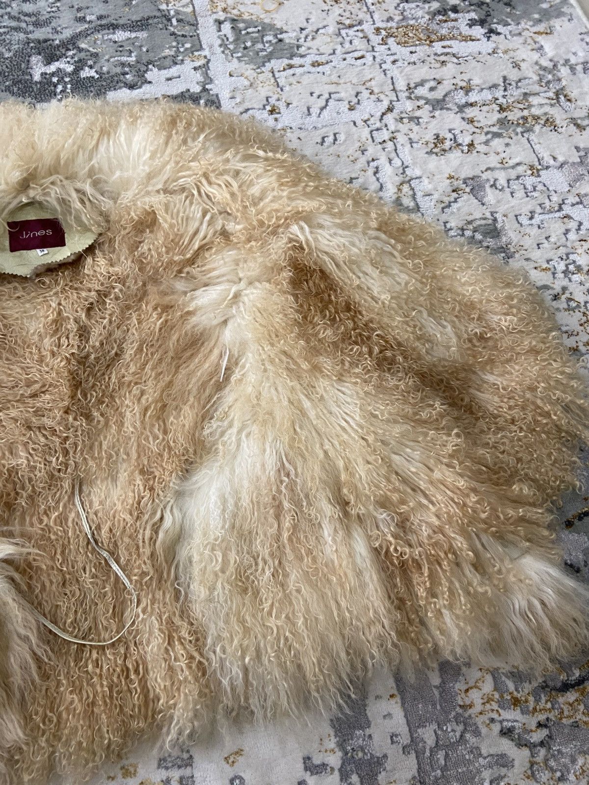 Leather VINTAGE JINES TIBETAN LAMB SHEARLING JACKET Size XS / US 0-2 / IT 36-38 - 21 Thumbnail