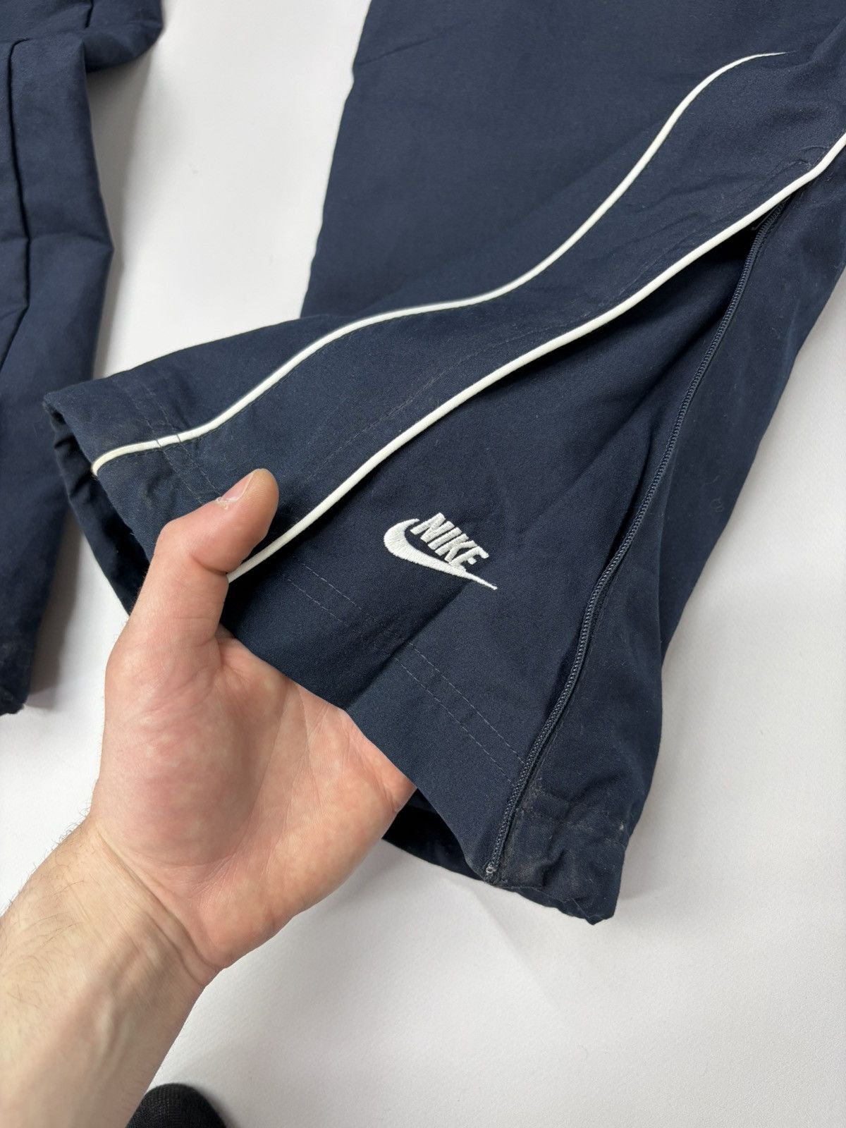 Nike Nike Drill Vintage Track Pants Wide Leg Y2K Logo Swoosh Size US 32 / EU 48 - 8 Thumbnail