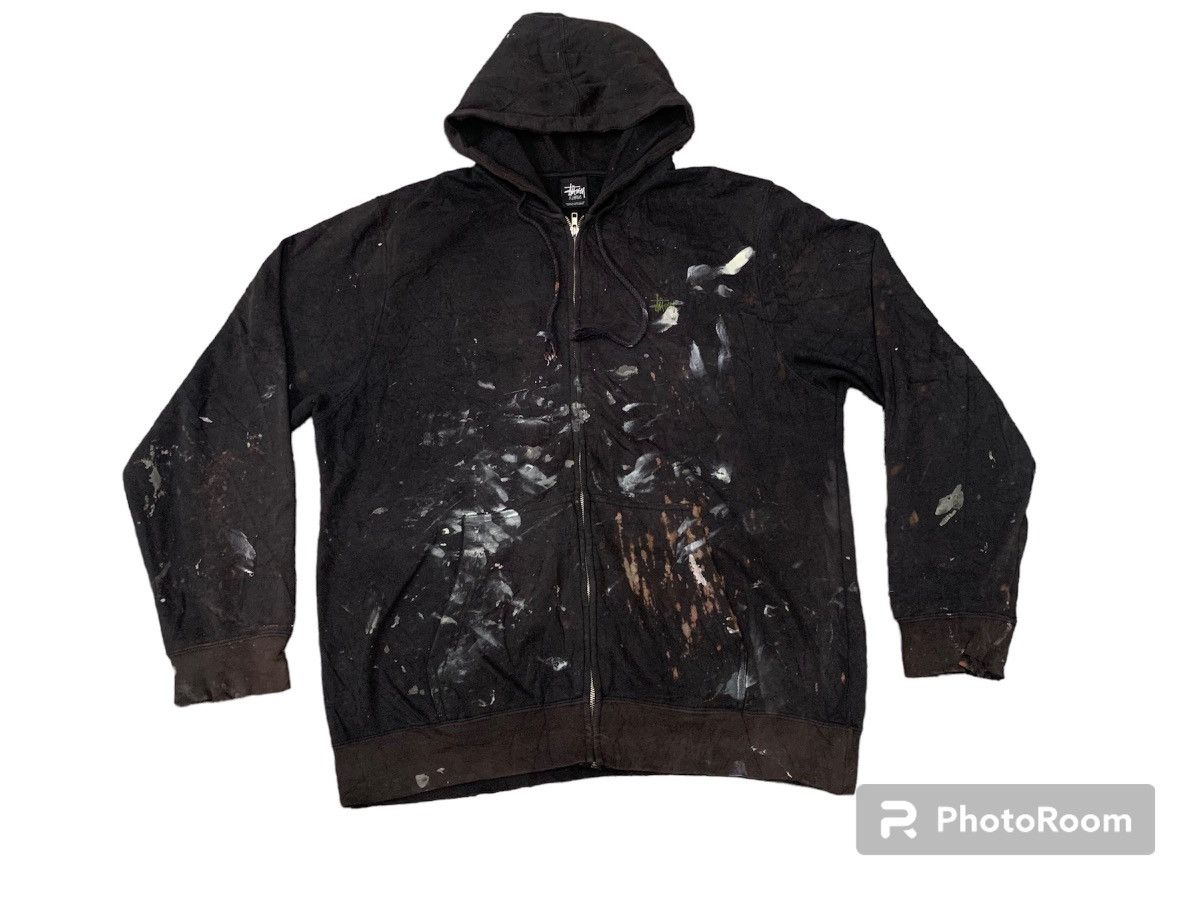 Stussy x FPAR ブラック フーディ QRコード FPAR × Stussy Stussy x FPAR hoodie | Grailed