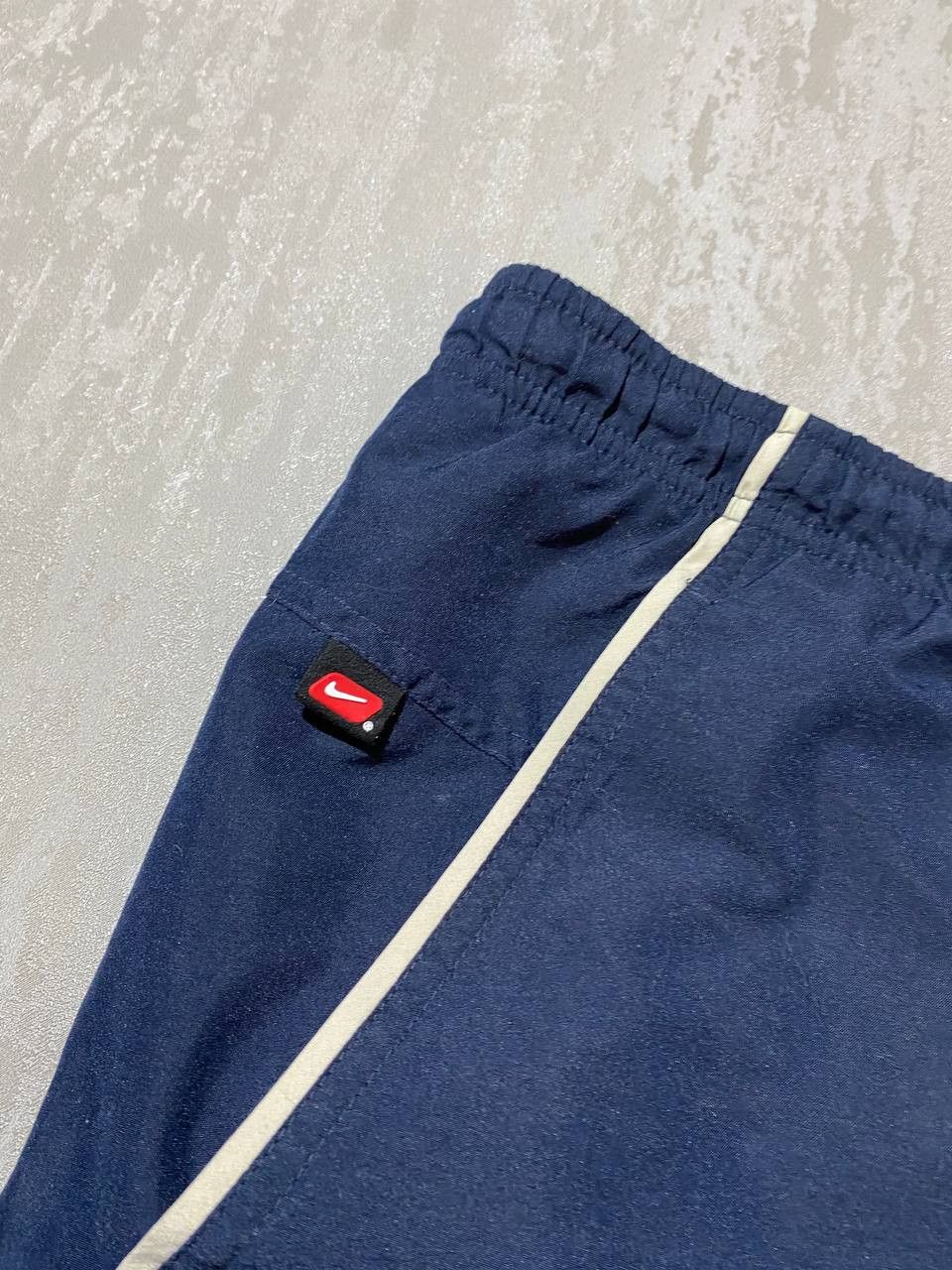 Nike × Vintage Vintage Nike shorts XL swoosh mini logo blue Size US 40 / EU 56 - 3 Thumbnail