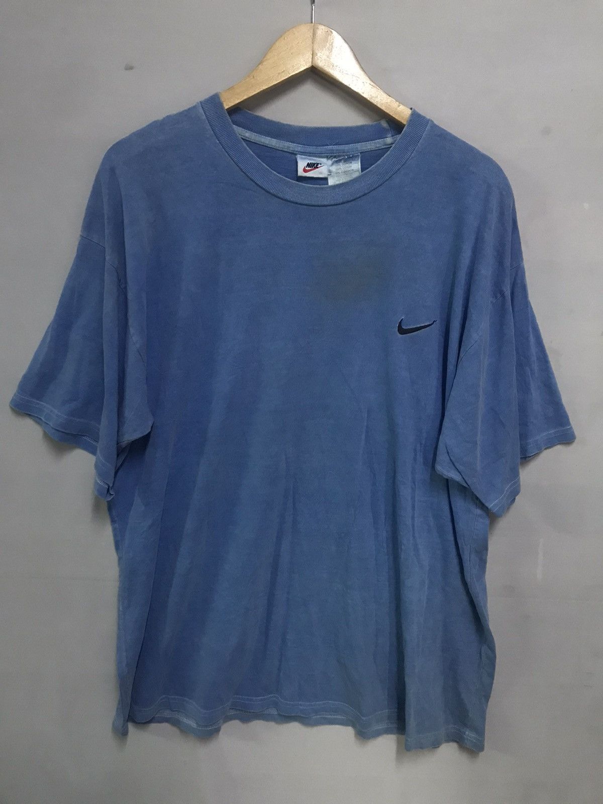 Nike × Vintage Nike Swoosh Plain Tshirt Size US L / EU 52-54 / 3 - 1 Thumbnail