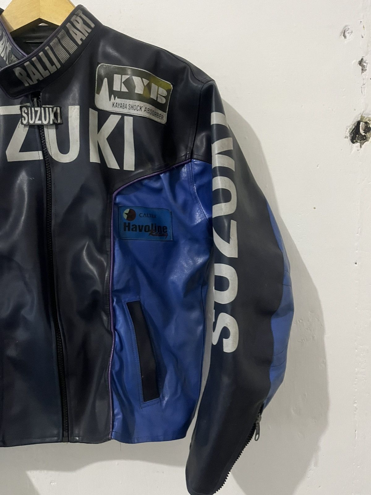 Vintage Fin Fin 2000s Racing Motorcycles Vintage Leather Jacket Size US S / EU 44-46 / 1 - 10 Thumbnail