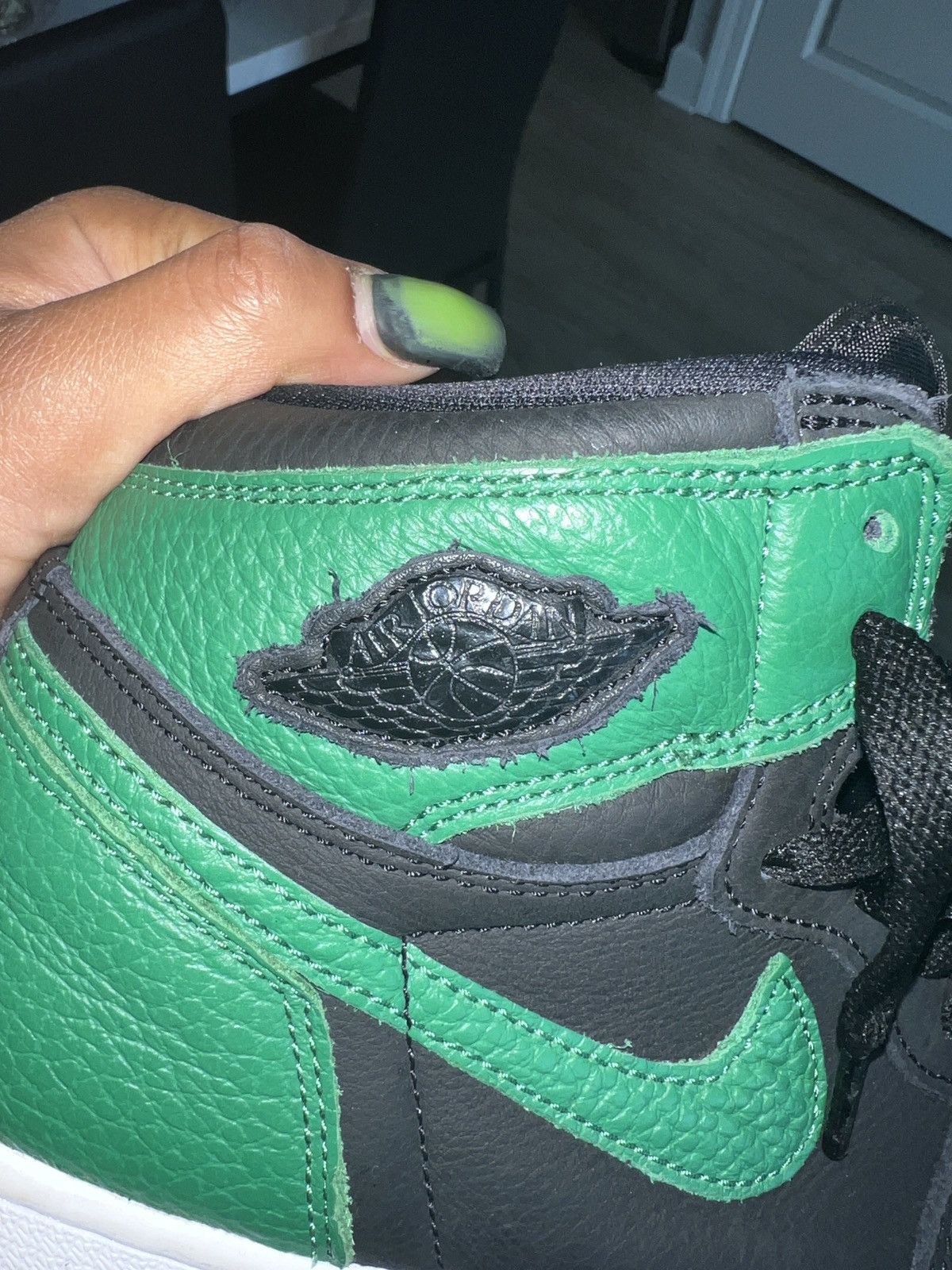 Jordan Brand Pine Green 1 Hi Size US 6.5 / EU 39-40 - 7 Thumbnail