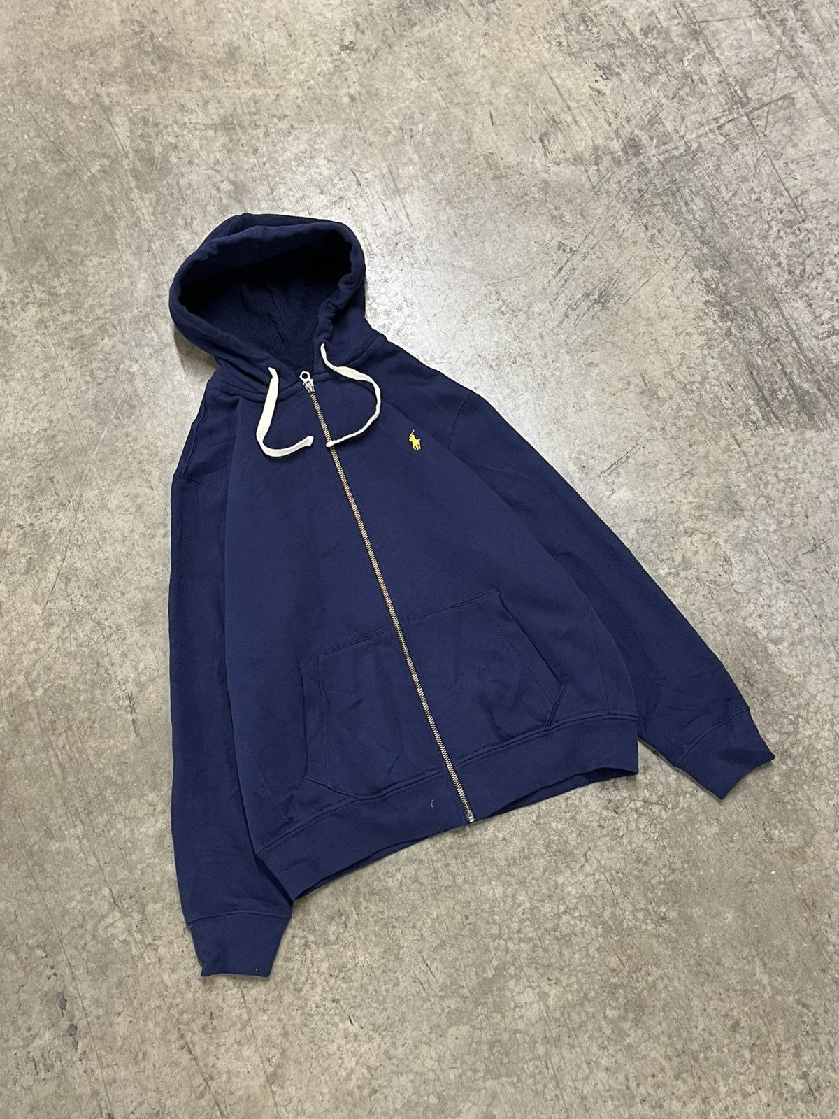 Polo Ralph Lauren × Vintage Polo Ralph Lauren vintage zip up thermal lined hoodie hype Size US XL / EU 56 / 4 - 2 Thumbnail