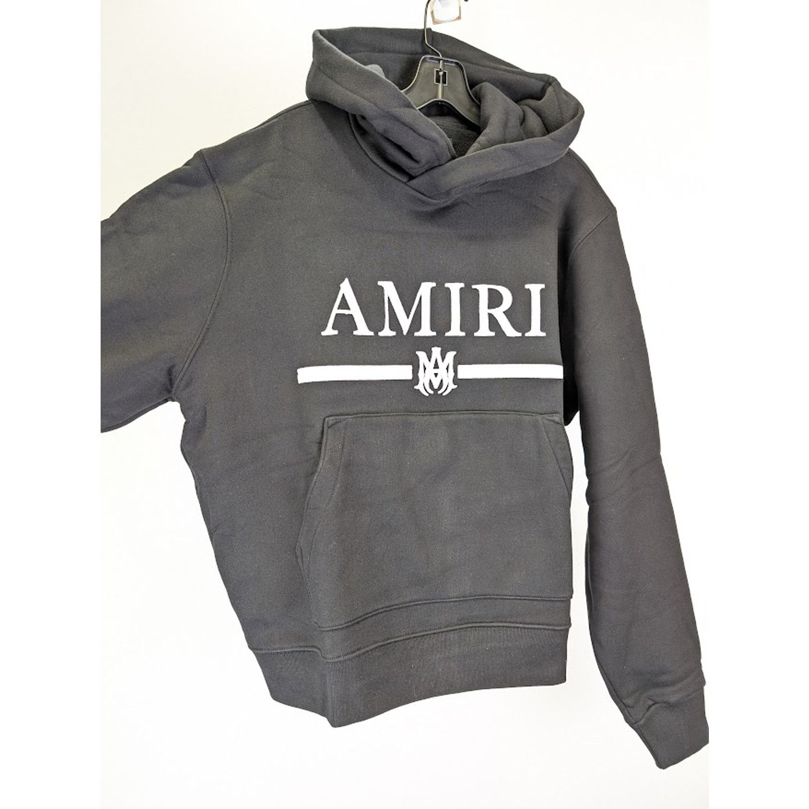 Amiri o1rshd1 MA Bar Embroidery Hoodie in Black XXL Size US XXL / EU 58 / 5 - 9 Thumbnail