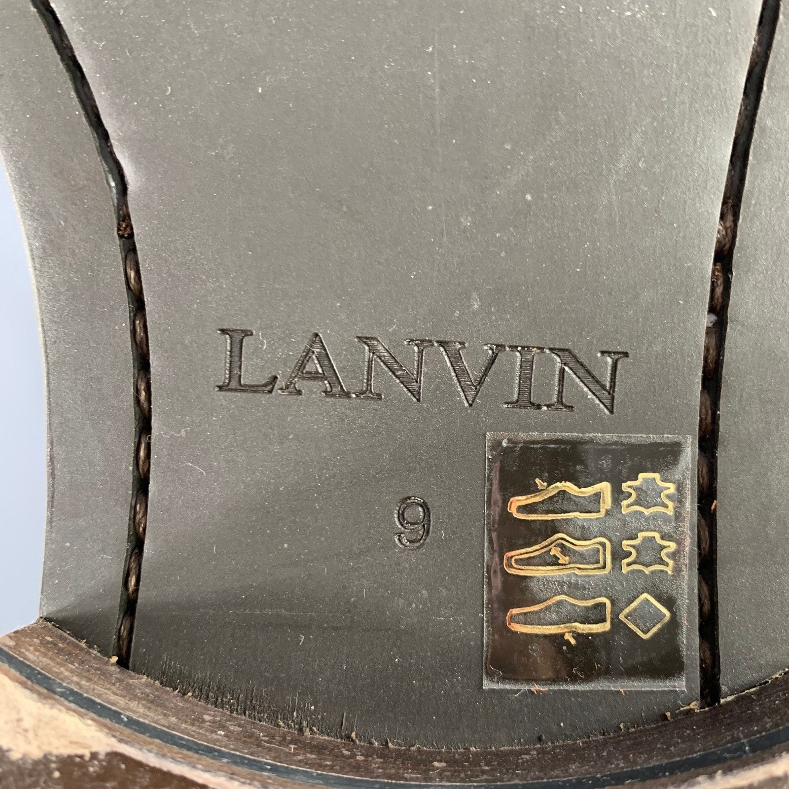Lanvin LANVIN Size 9 Cognac Brown Leather Pull On Boots Size US 9 / EU 42 - 9 Thumbnail