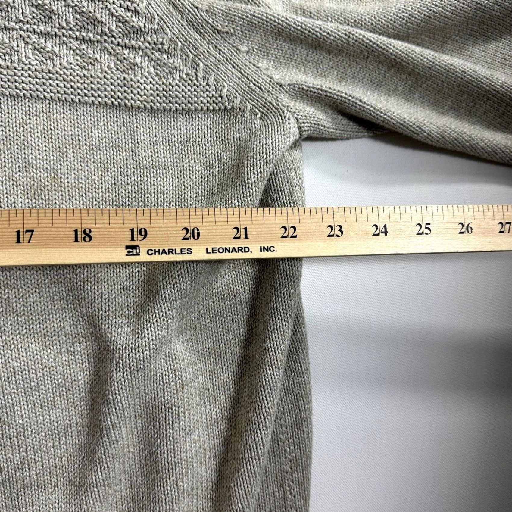 Tommy Bahama Tommy Bahama Sorrento Beach Button Mock Sweater Mens Size XL Beige Cable Knit Size US XL / EU 56 / 4 - 7 Thumbnail