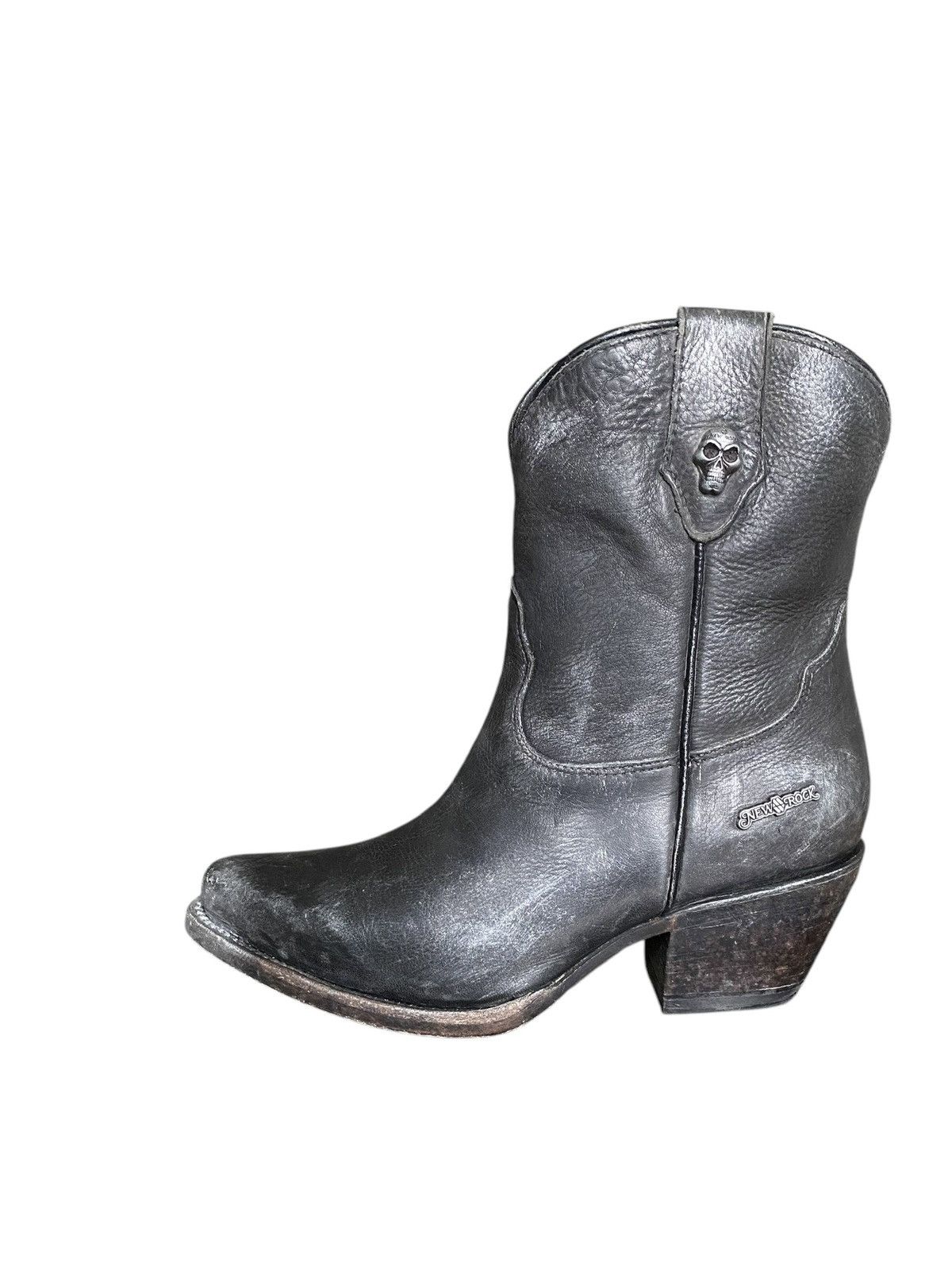 Cowboy Equipment New Rock leather cowboy boots Size 36 Size US 6 / IT 36 - 8 Thumbnail