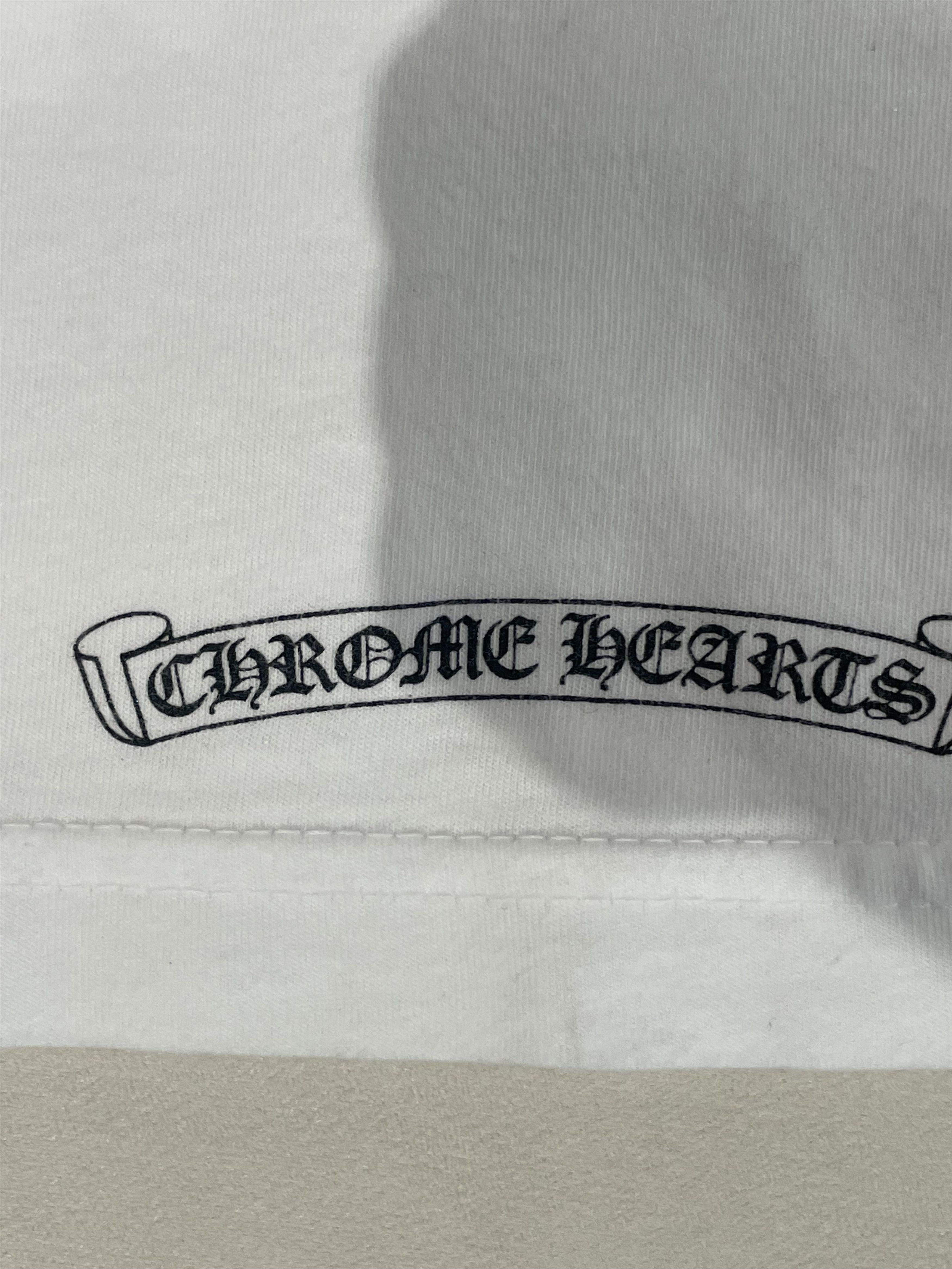 Chrome Hearts Chrome Hearts Red Dagger White Long Sleeve T-Shirt Tee Size US L / EU 52-54 / 3 - 8 Thumbnail