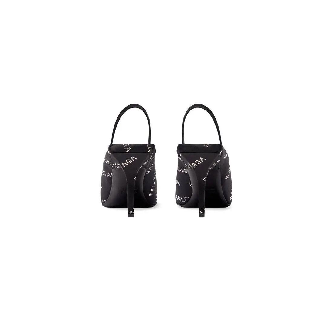 Balenciaga o1bcso1str0126 Square Knife Slingback 80mm Mules in Black Size US 11 / IT 41 - 5 Thumbnail