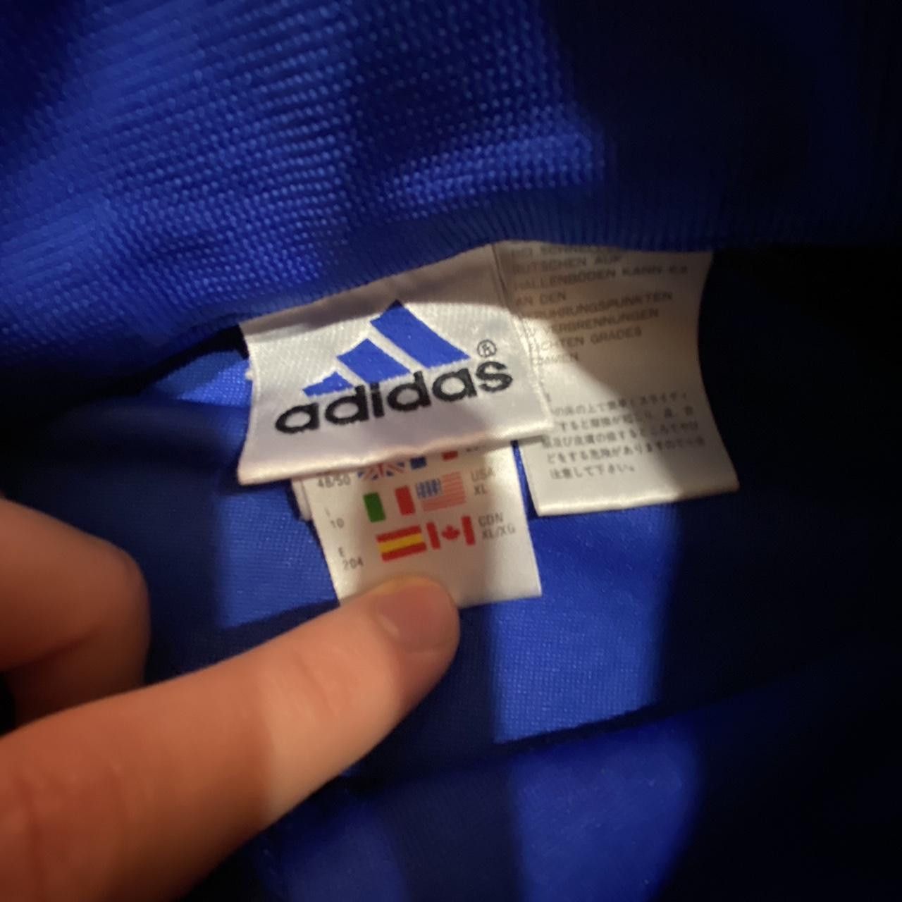 Adidas Vintage 90s Adidas Phillips 66 Sweatshirt Blue XL Size US XL / EU 56 / 4 - 3 Thumbnail