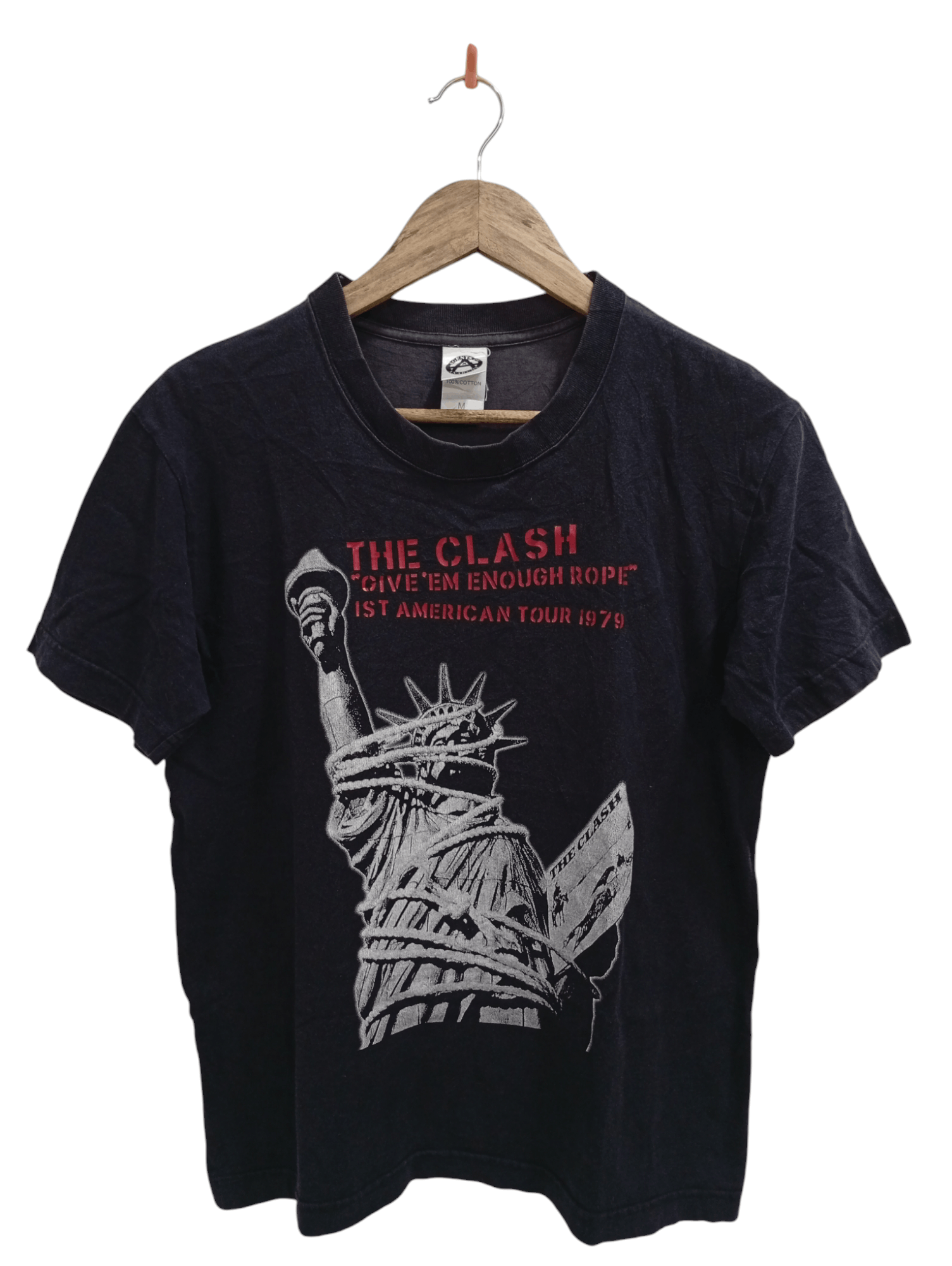 Band Tees × Vintage 🔥🔥The Clash Give'Em Enough Rope 1st American Tour 1979 Tee Size US M / EU 48-50 / 2 - 1 Thumbnail