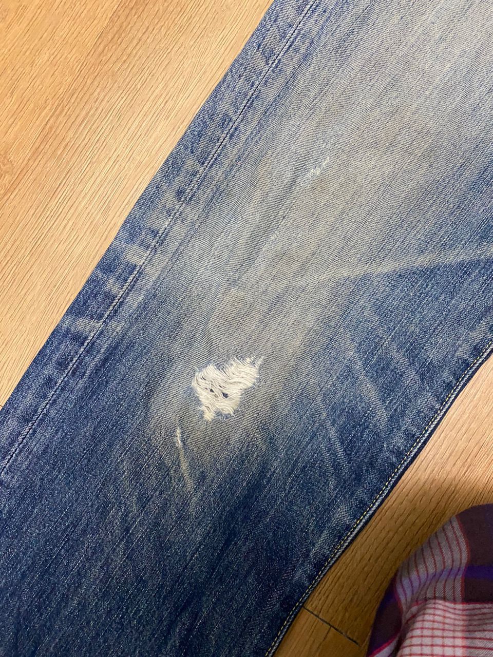 Japanese Brand W30 vintage Uniqlo jeans SS02 Distressed Denim Jeans Size US 30 / EU 46 - 20 Thumbnail