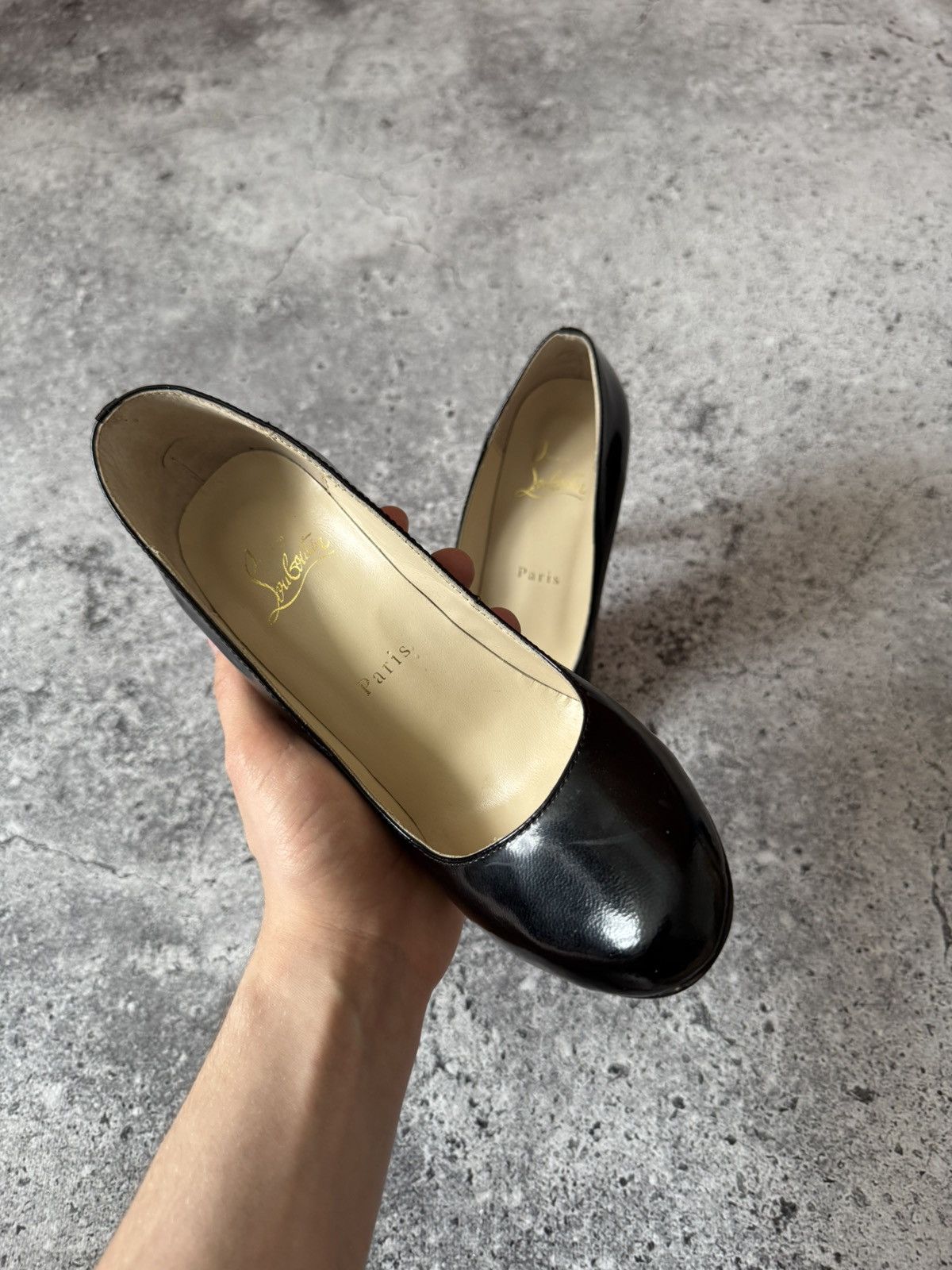 Christian Louboutin Christian Louboutin Heels Women’s Luxury Black Size US 6 / IT 36 - 2 Thumbnail