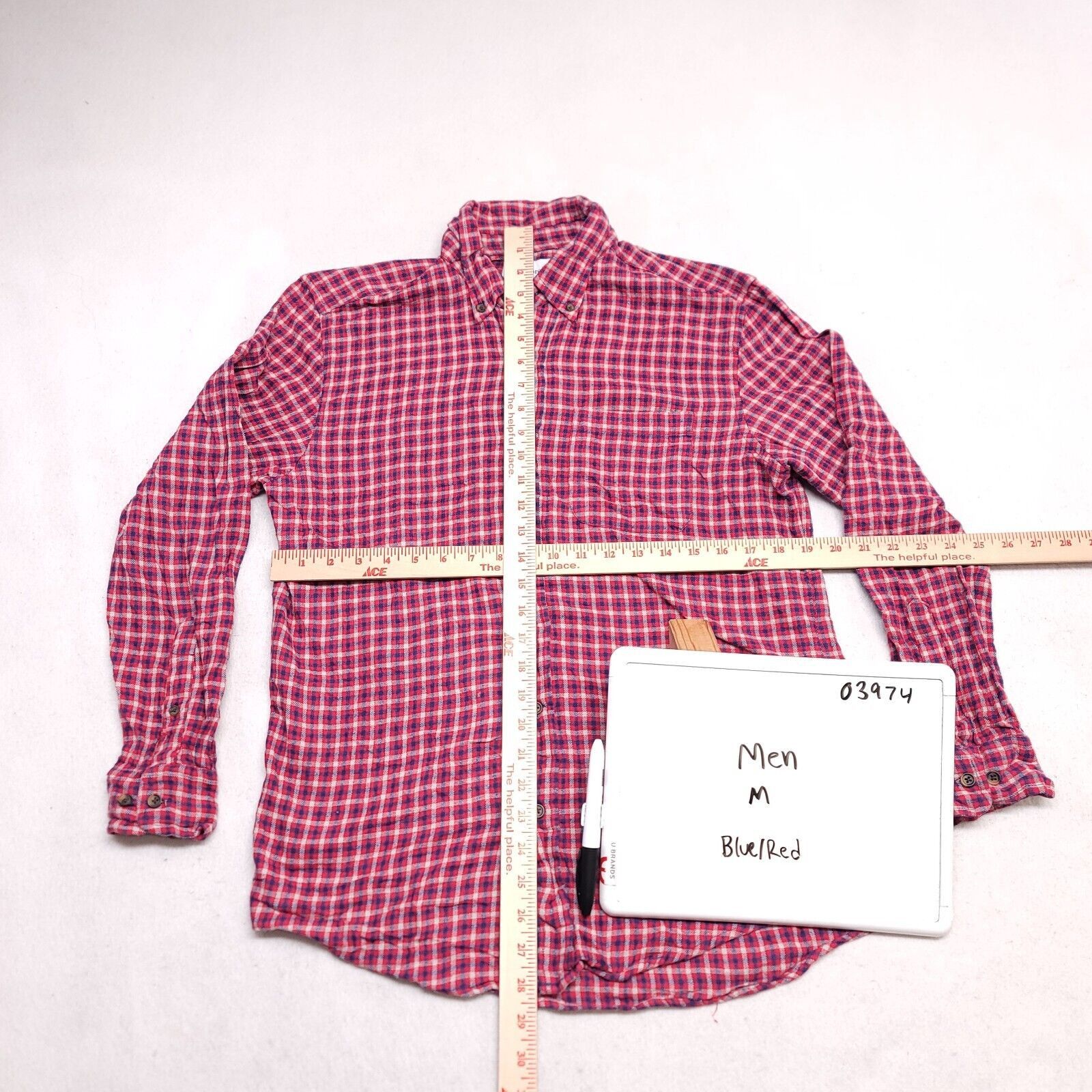 Saddlebred Saddlebred Tartan Flannel Button Up Shirt Mens Size Medium M Size US M / EU 48-50 / 2 - 6 Thumbnail