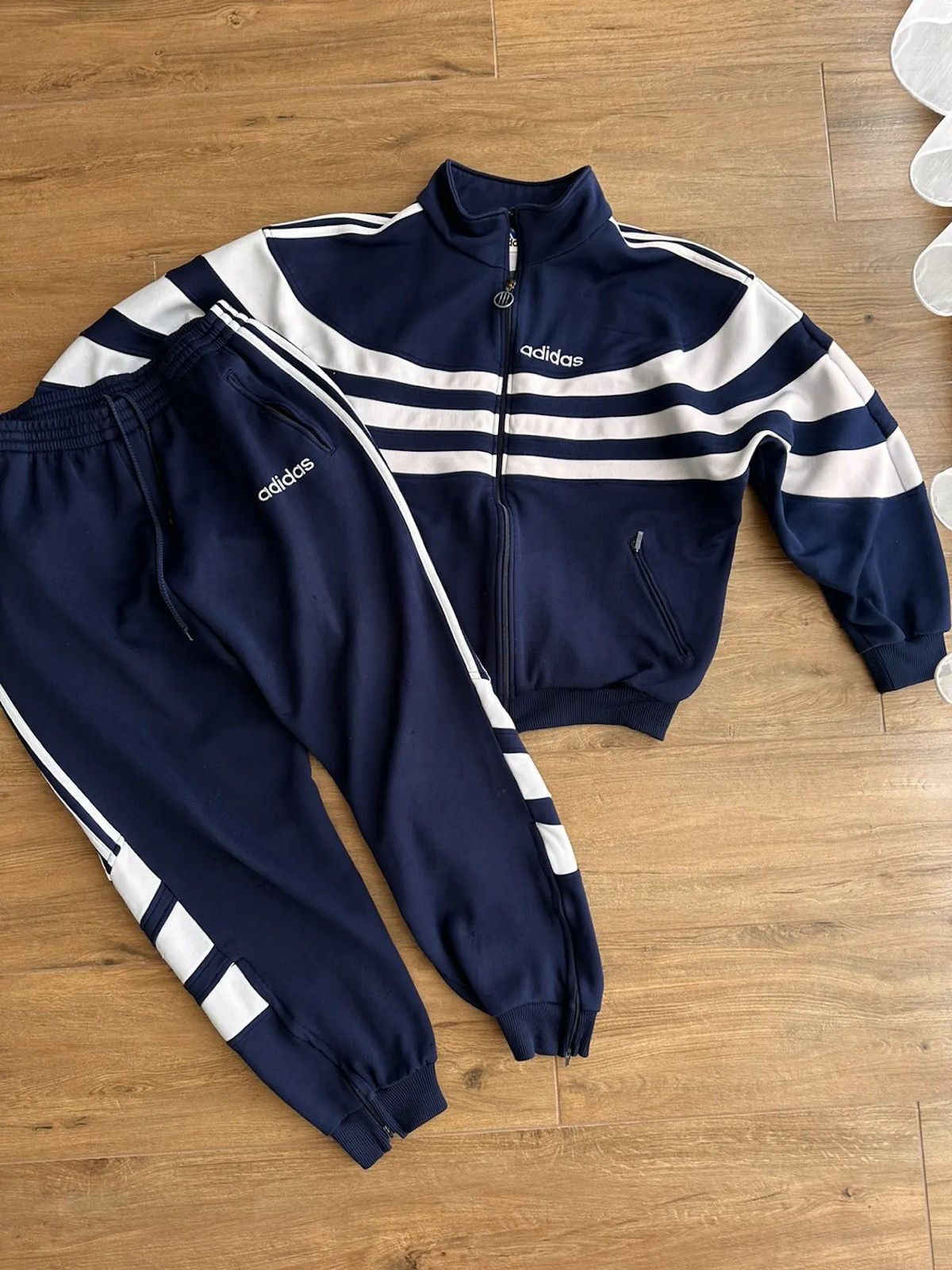 Vintage Adidas Streetstyle Navy Tracksuit