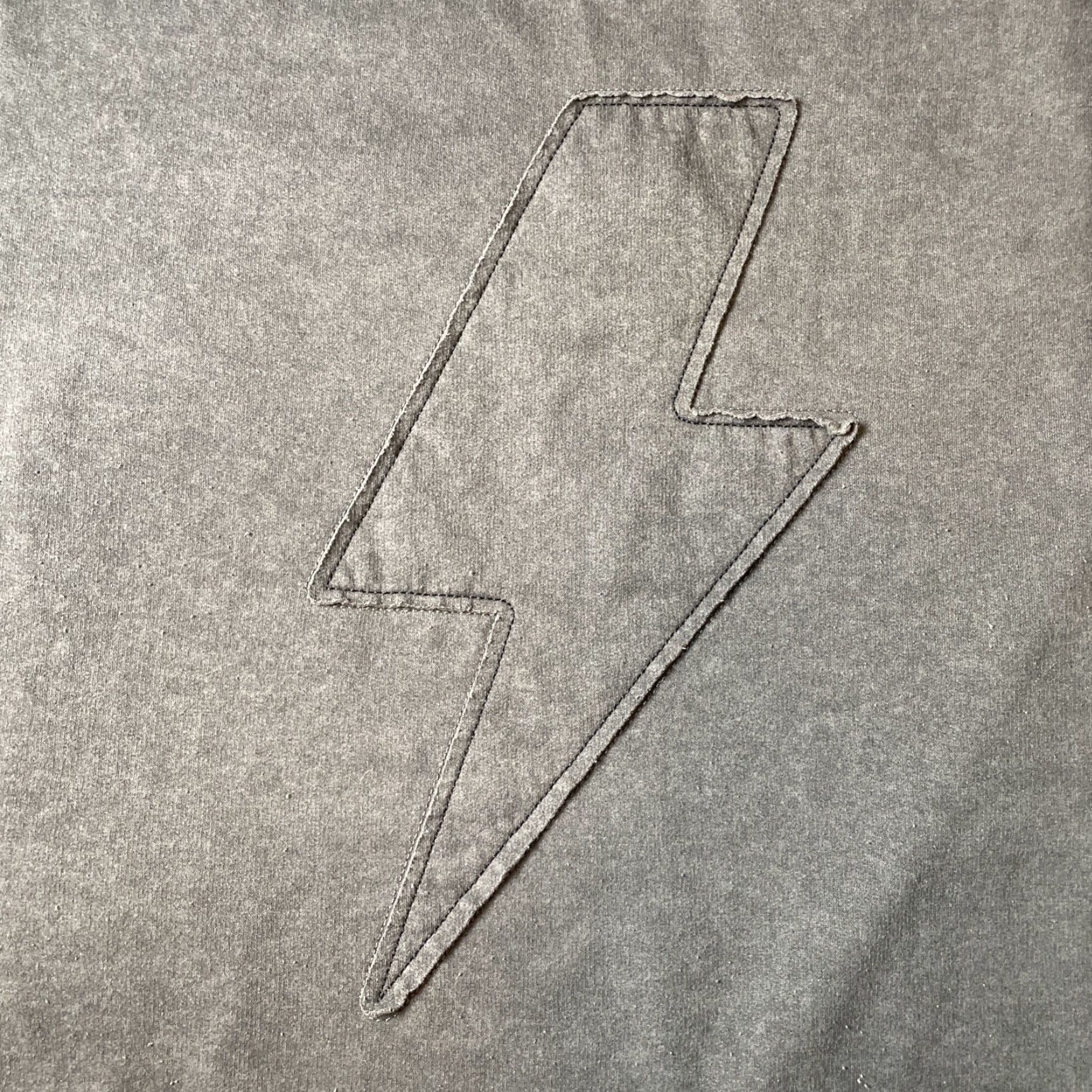 Doublet AC/DC Sweatshirt Gray Patch Double-Sided Crew Neck Dolman Sleeve L Regular Womens Large Size L / US 10 / IT 46 - 3 Thumbnail
