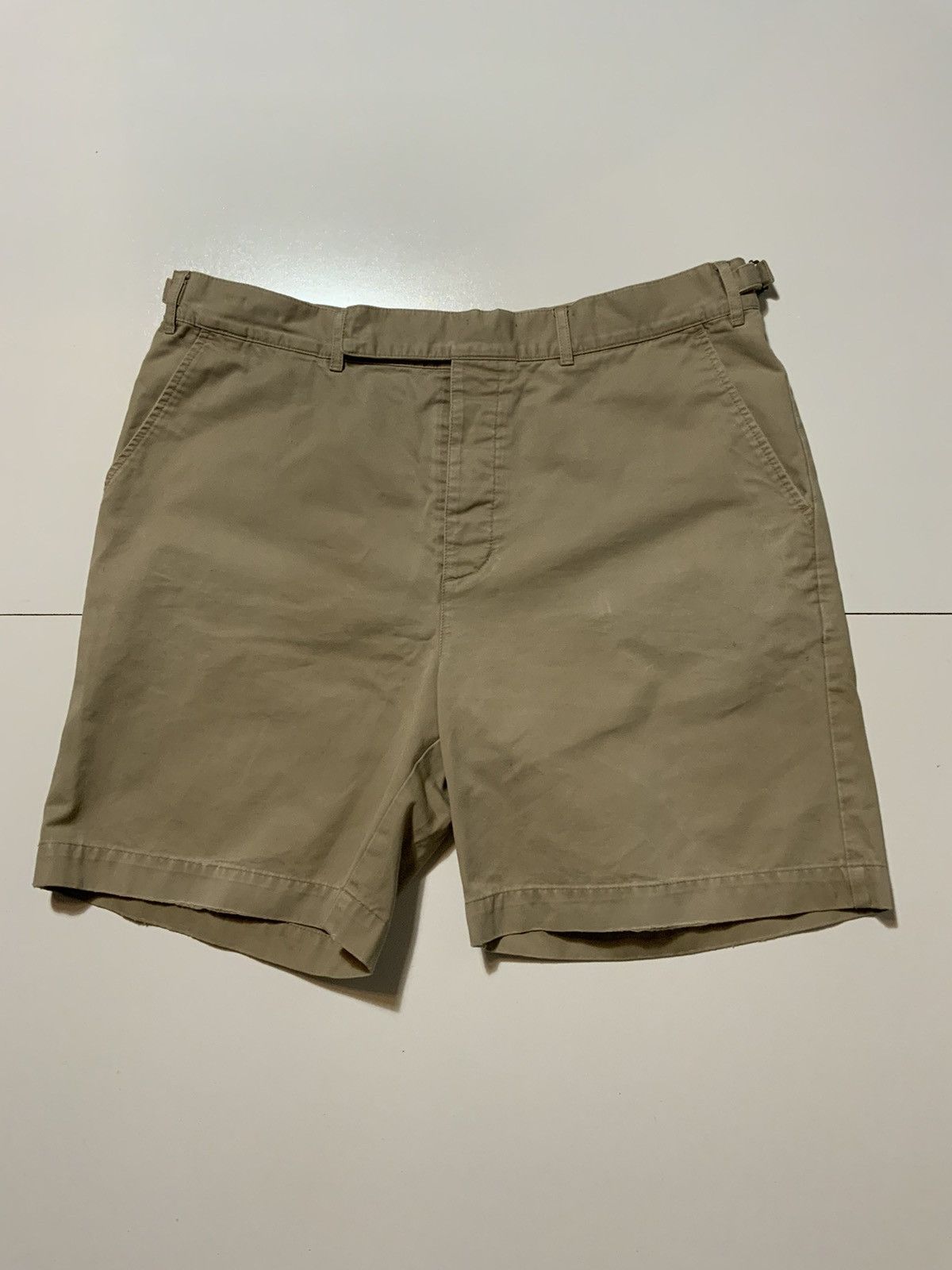 Fred Perry Vintage Vintage Fred Perry Laurel Wreath Khaki Button Fly Shorts Grailed