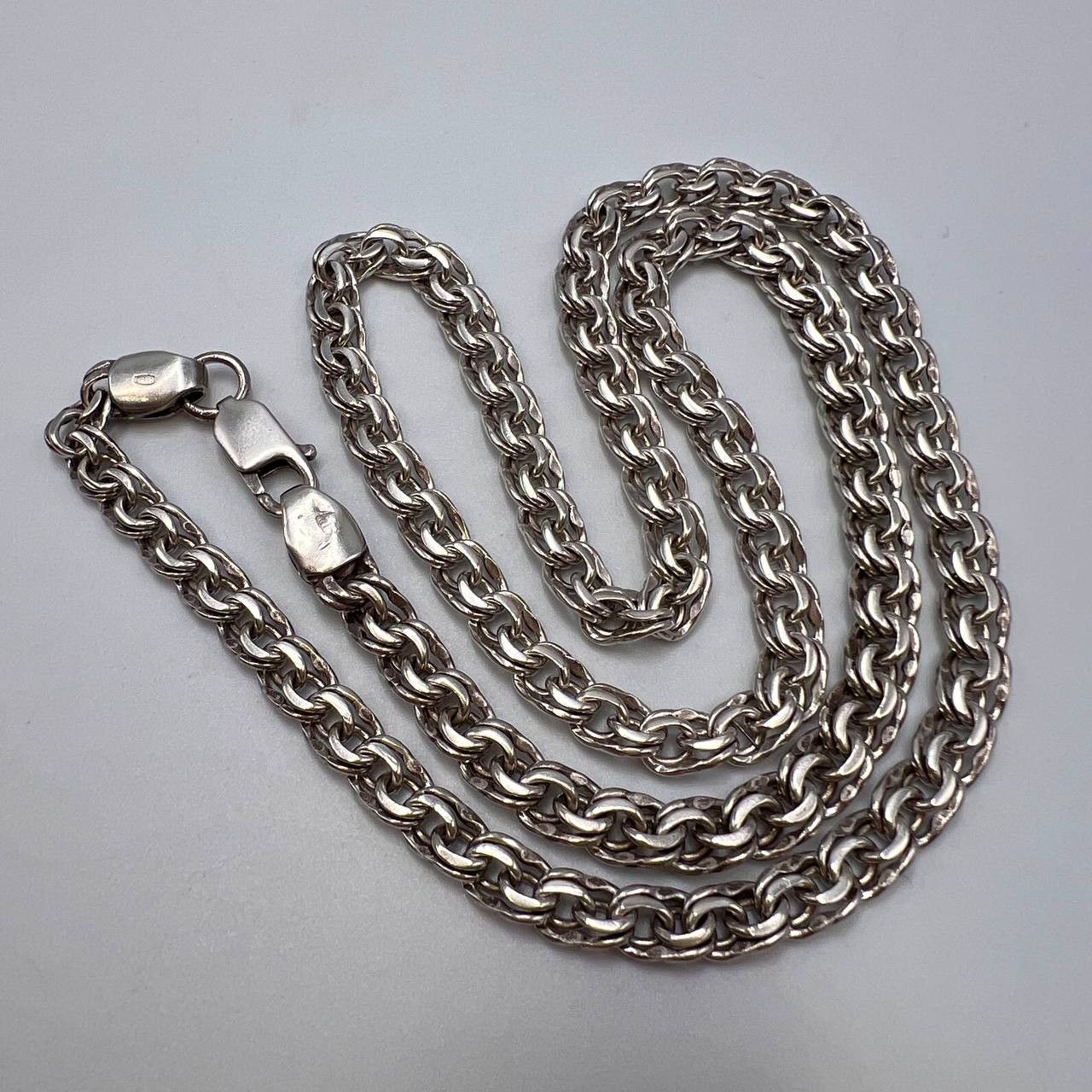 Jewelry Massive Vintage Sterling Silver 925 Chain Necklace 40 gr Size ONE SIZE - 2 Thumbnail