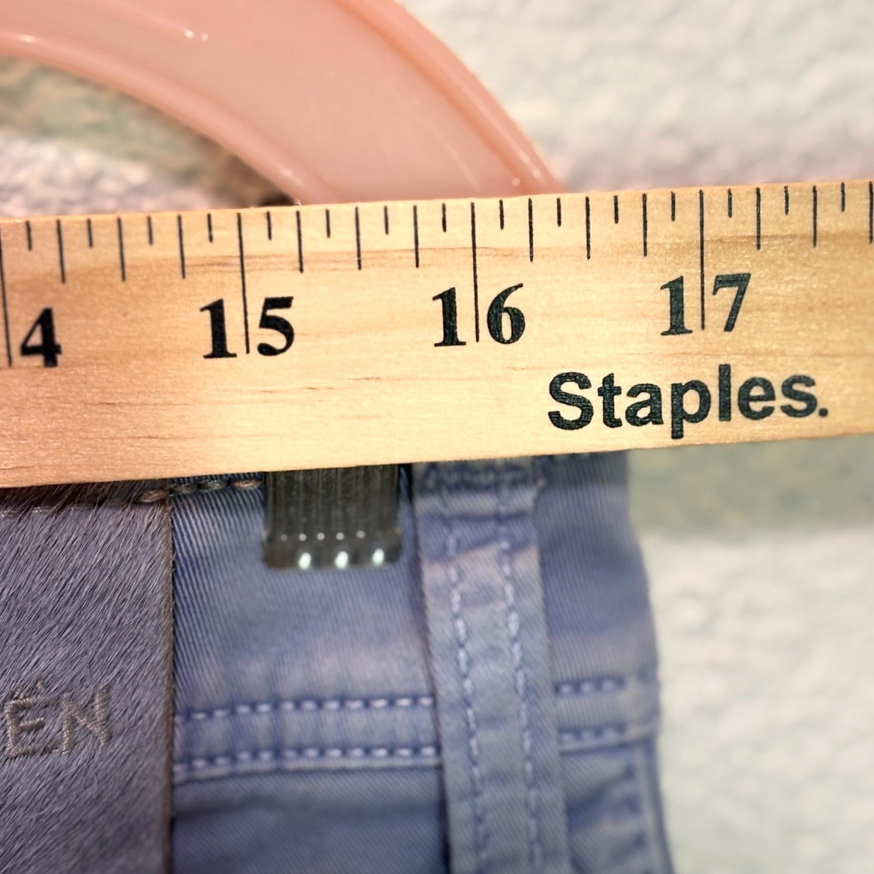 Jacob Cohen Jacob Cohen Jeans 33x28 Button Italy Denim 5-Pocket Straight Mens Blue Fashion Comfort Belted Logo Regular Inseam 28" Size US 33 - 6 Thumbnail