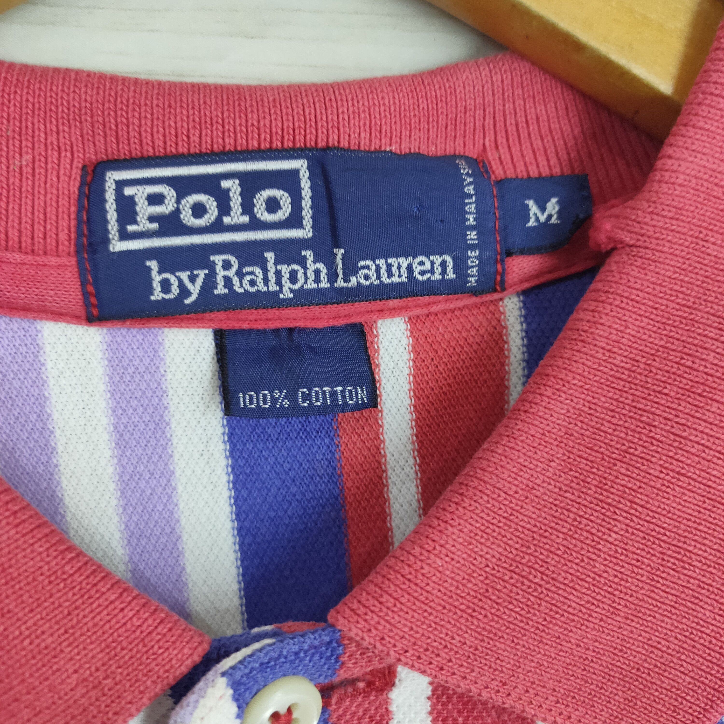 Polo Ralph Lauren × Ralph Lauren × Vintage 90s Polo Ralph Lauren Striped Size US M / EU 48-50 / 2 - 3 Thumbnail