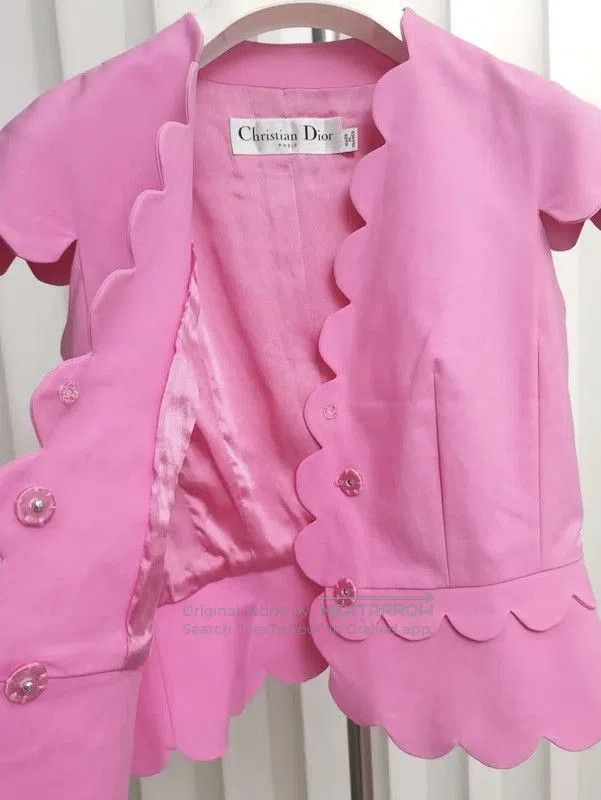 Dior Dior Pink Cotton Short Coat for Women . Size S / US 4 / IT 40 - 3 Thumbnail