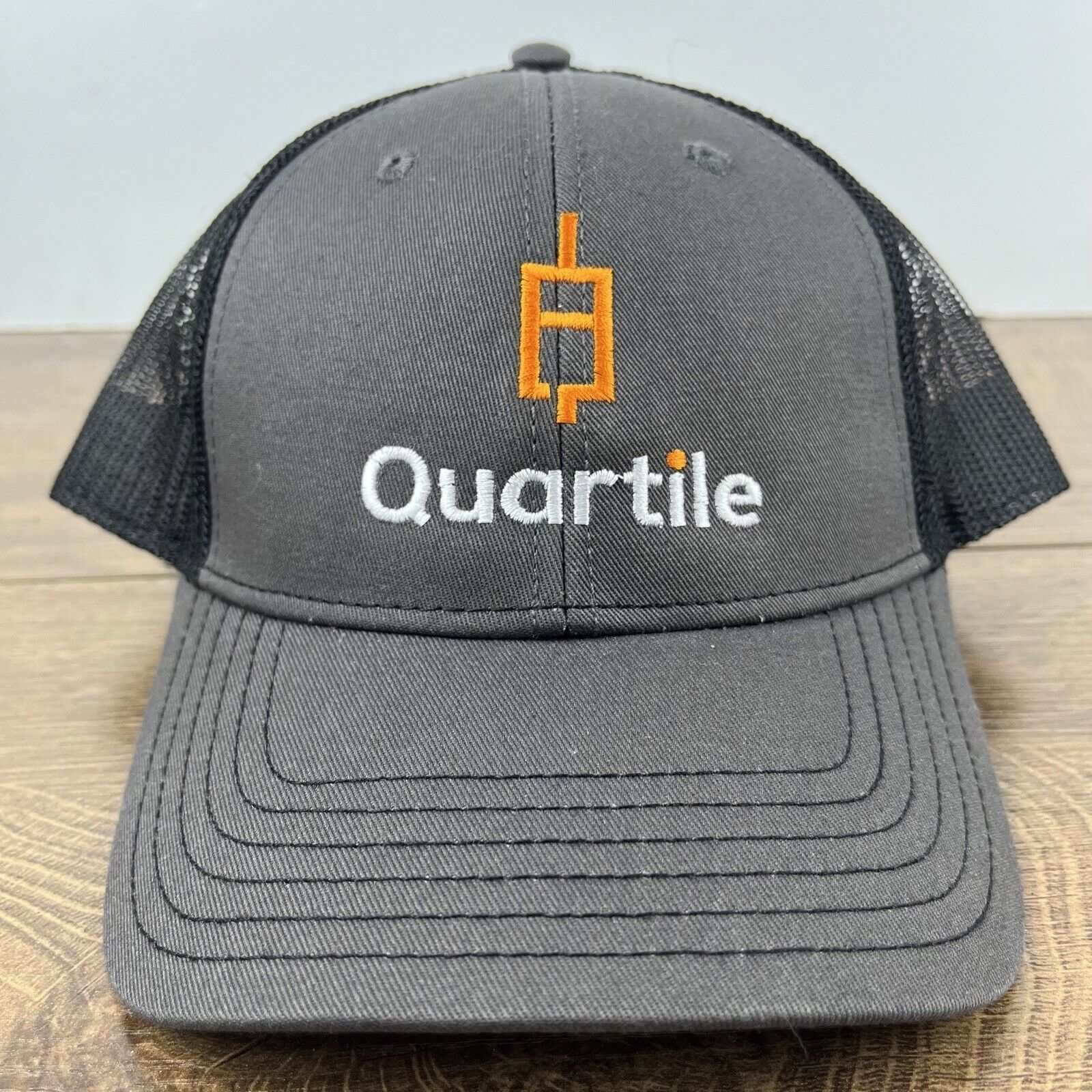 Other Quartile Hat Gray Cap Adjustable Hat Gray Adult Fit Hat Size ONE SIZE - 3 Thumbnail