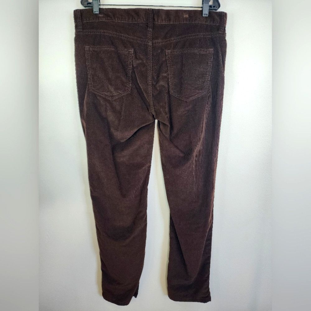 Banana Republic Banana Republic Men's Chocolate Corduroy Slim Fit Traveler Size US 35 - 4 Thumbnail