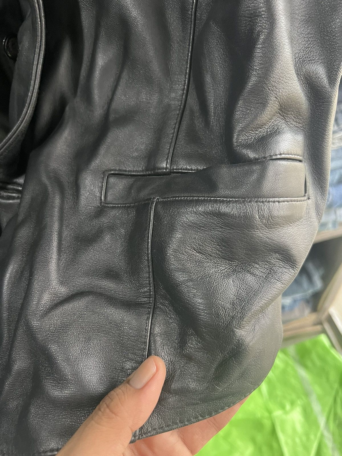 Johnbull 🔥Vintage Black Johnbull Leather Vest Size US M / EU 48-50 / 2 - 12 Thumbnail