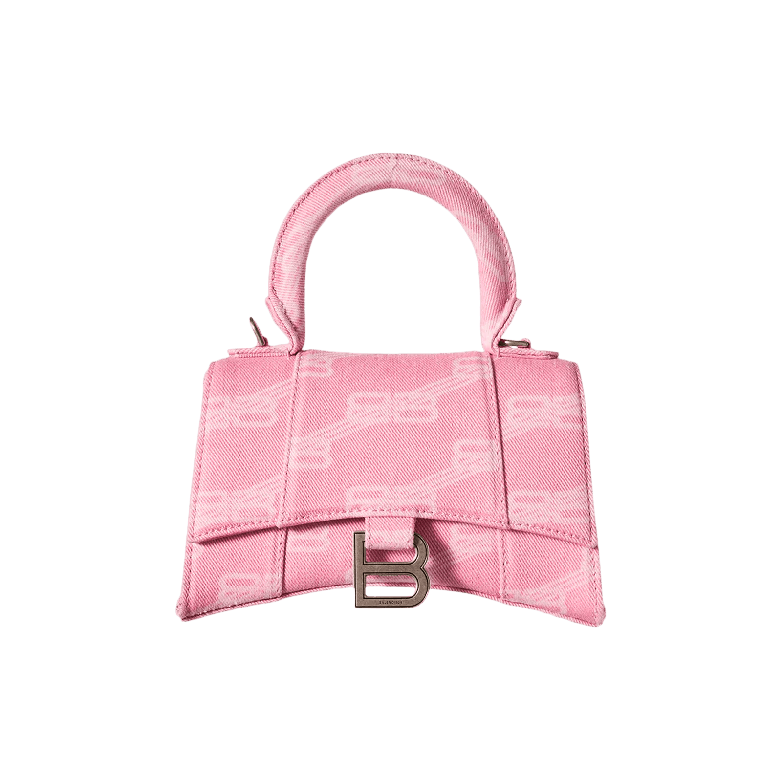 Balenciaga o1bcso1str1124 Size: OS / Hourglass XS Top Handle Bag Pink Size ONE SIZE - 1 Thumbnail