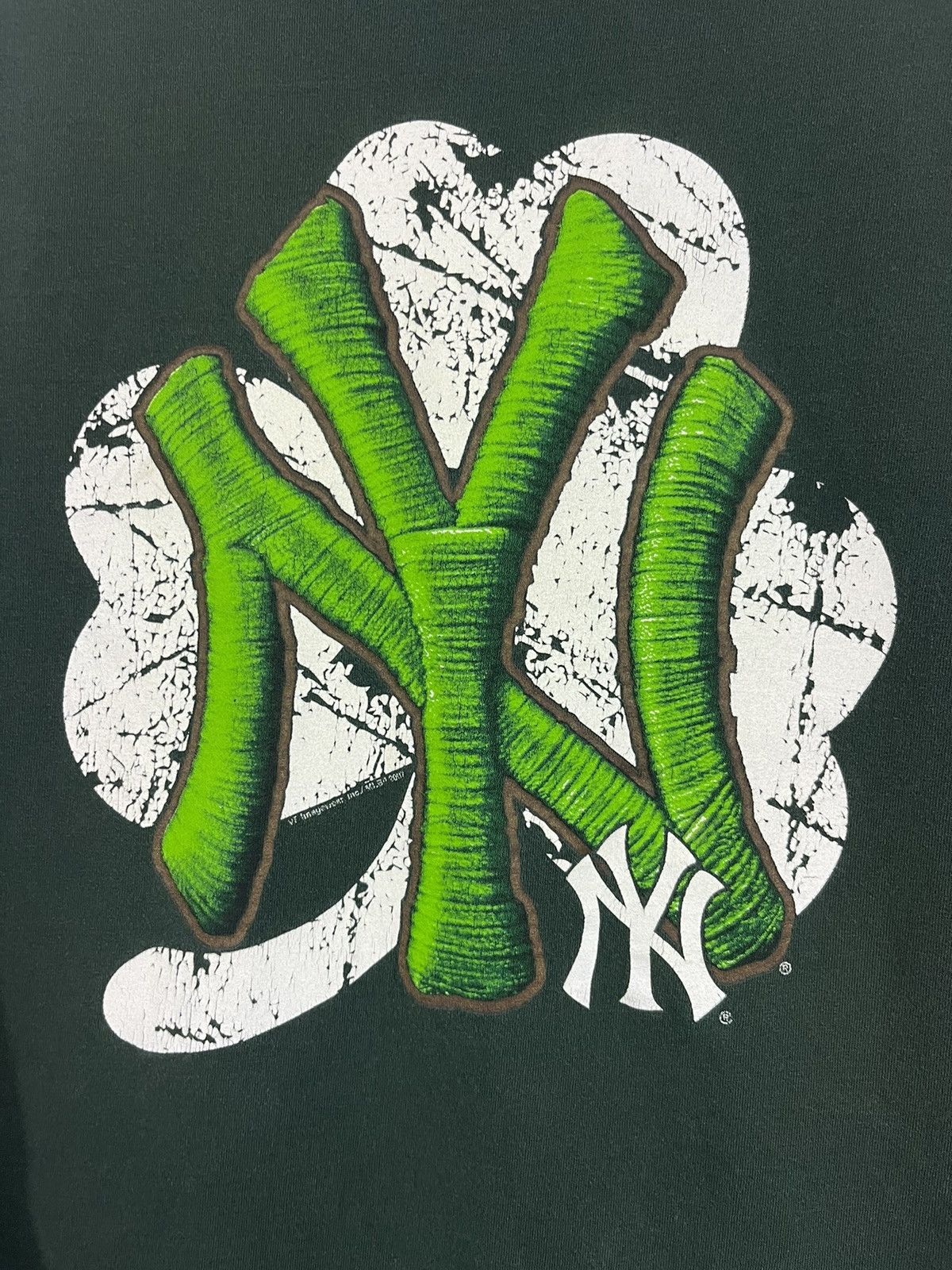 Vintage Sun Faded NEW YORK NY Logo Distressed Long Sleeve Size US L / EU 52-54 / 3 - 4 Thumbnail