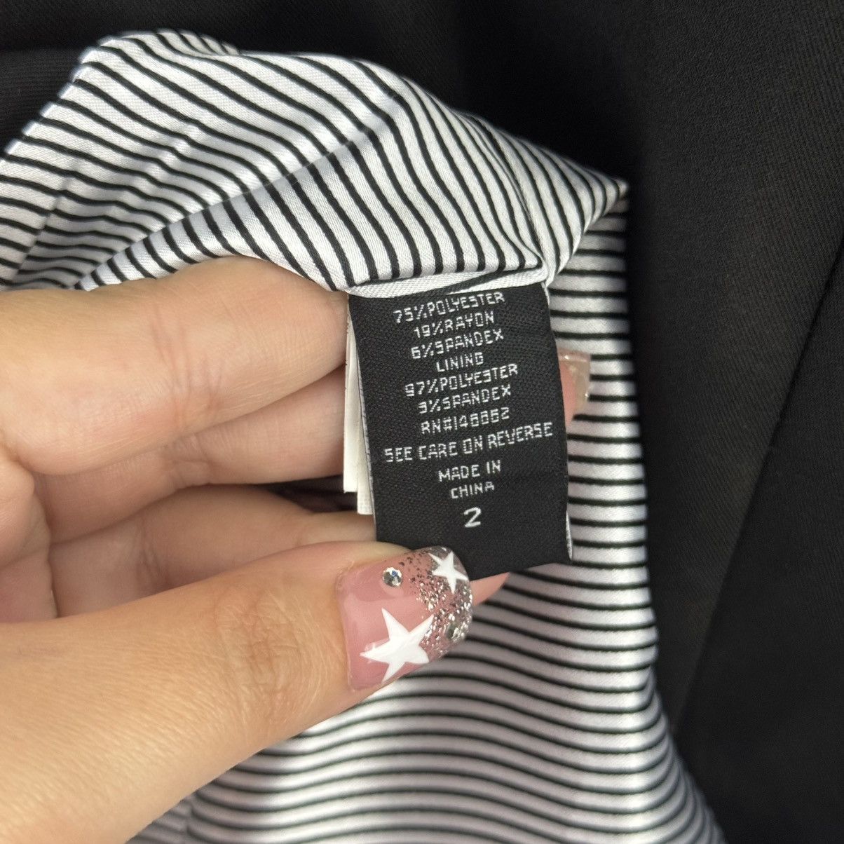Torrid TORRID Black City Twill Classic Fit Plus Size Ruched Blazer Size XXL / US 16-18 / IT 52-54 - 11 Thumbnail