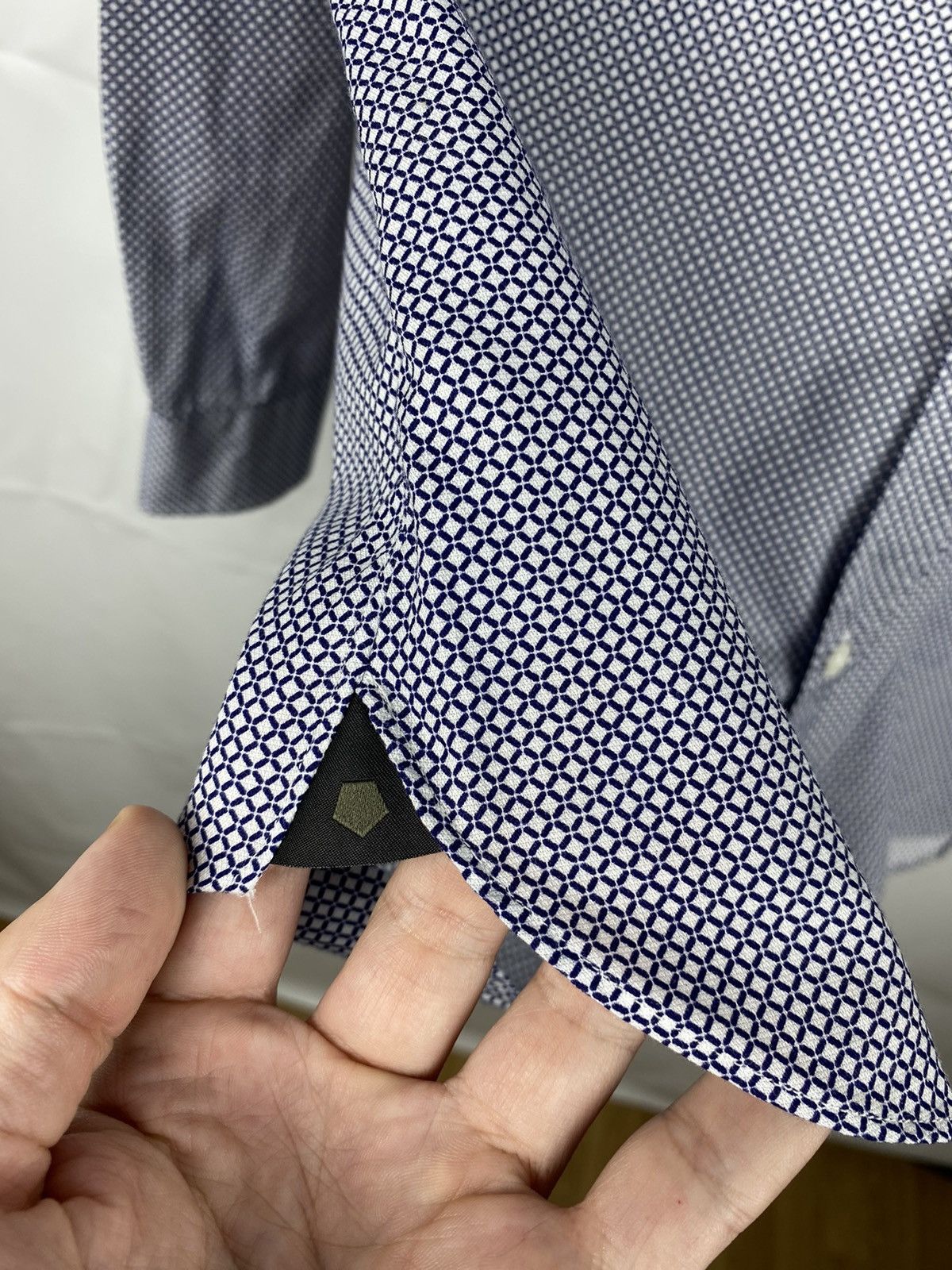 Z Zegna Z Zegna Shirt Button Up Graphic Printed size 39 15 1/2 Size US M / EU 48-50 / 2 - 6 Thumbnail