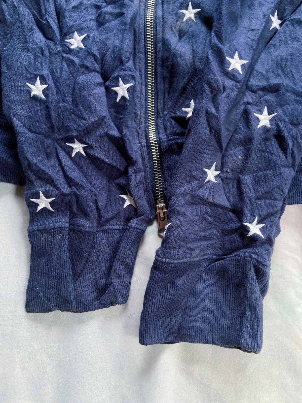semanticdesign JAPANESE UKNOWN BRAND EMBROIDERY STARS ZIP HOODIE Size US S / EU 44-46 / 1 - 8 Thumbnail