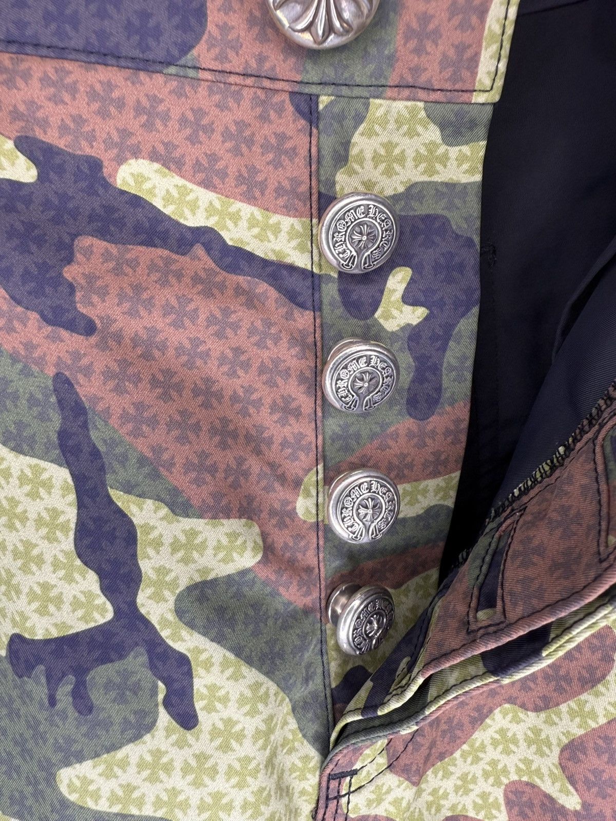 Chrome Hearts Chrome Hearts Camo Double Knee Carpenter Pants Size US 30 / EU 46 - 10 Thumbnail
