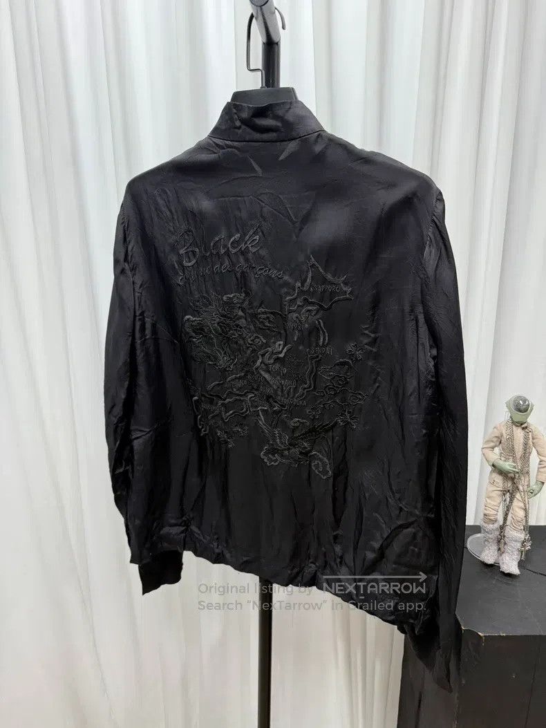 Comme des Garcons Comme des Garcons Embroidered Snap Button Silk Jacket Size L / US 10 / IT 46 - 6 Thumbnail