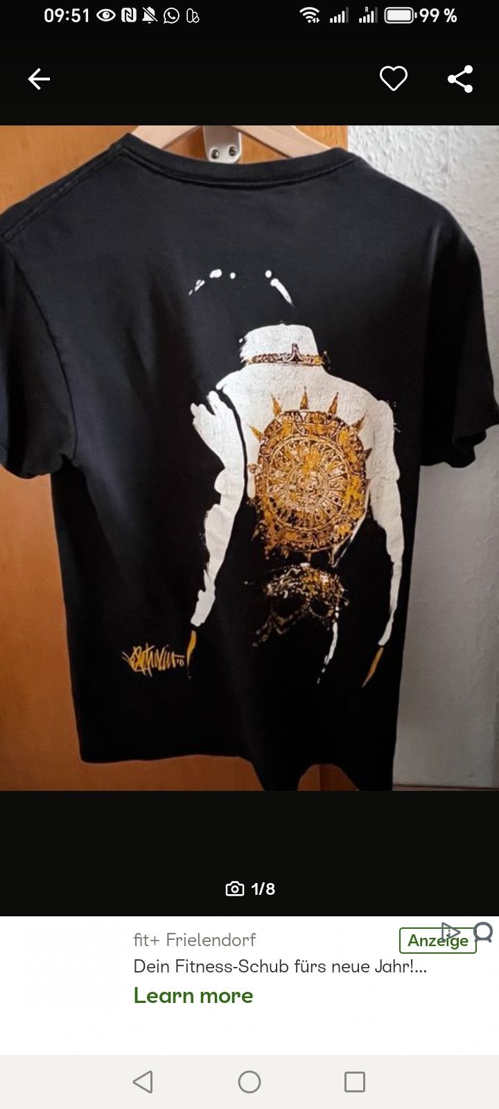 Hard Rock Cafe Las Vegas Hard rock café Elvis Presley 80 vintage Size US S / EU 44-46 / 1 - 1 Thumbnail