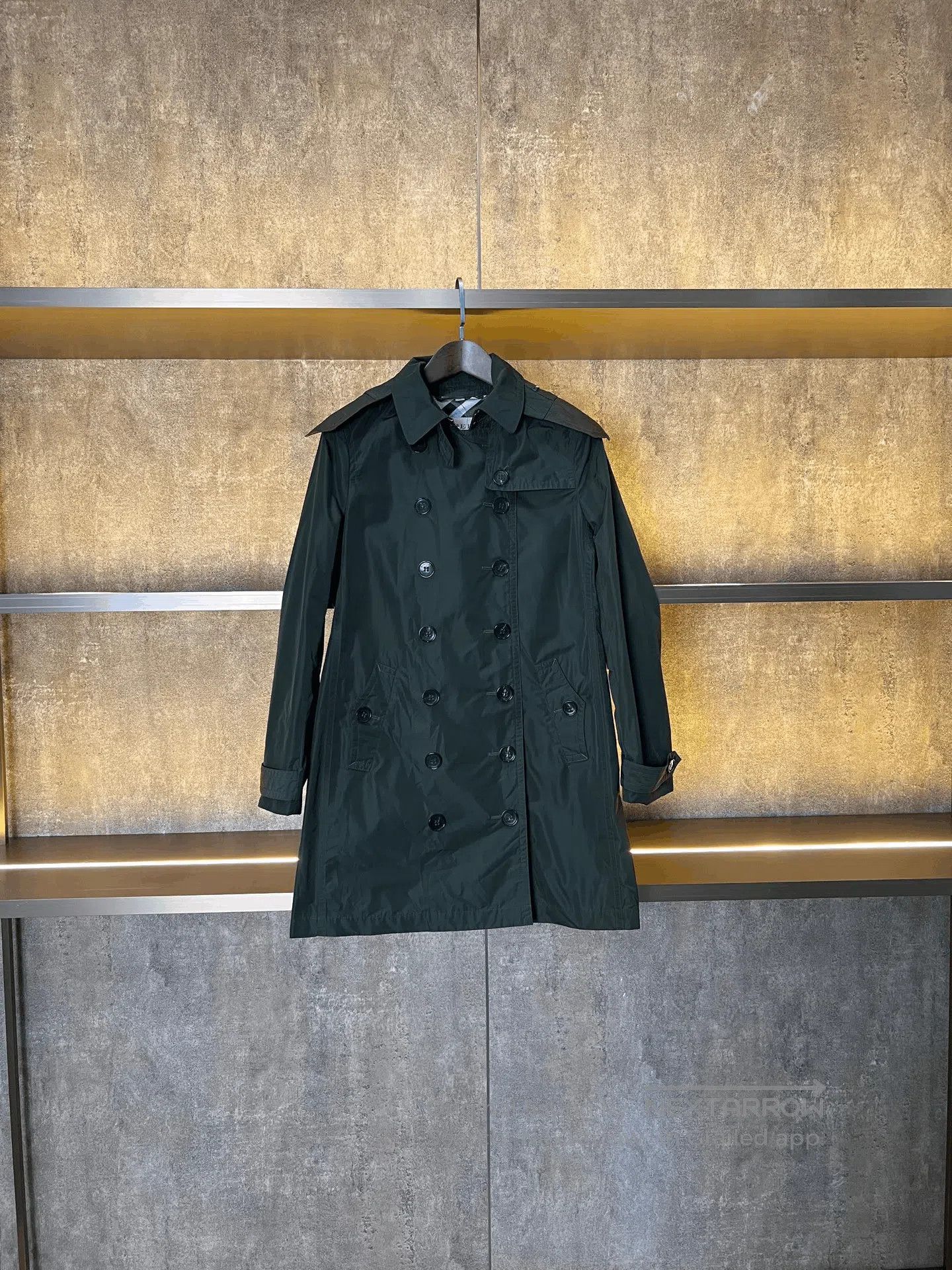 Burberry Burberry Green Check Coat. Size S / US 4 / IT 40 - 1 Thumbnail