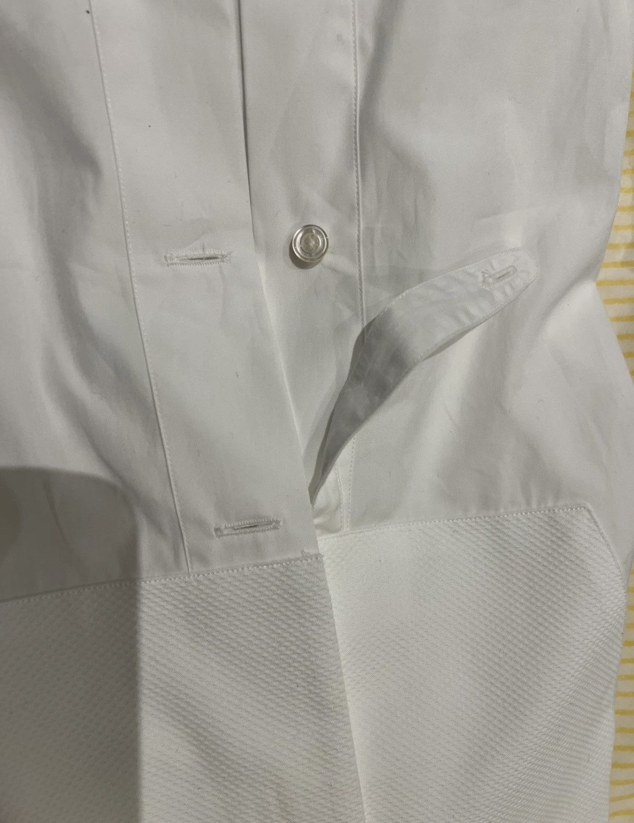 Tom Ford TOM FORD White Dress tuxedo Shirt Size 15 39 Long Sleeves Size US M / EU 48-50 / 2 - 9 Thumbnail