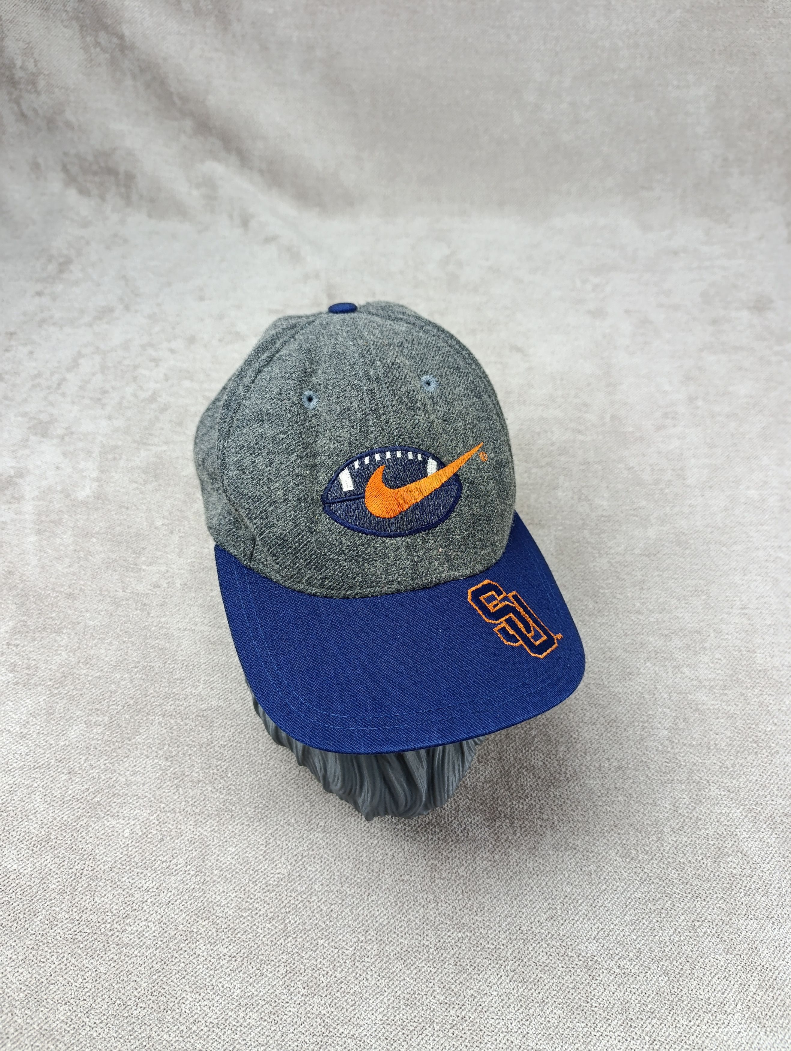 Nike Vintage 90s Jahre Nike Syracuse Team Sport SELTEN wool cap Size ONE SIZE - 1 Thumbnail