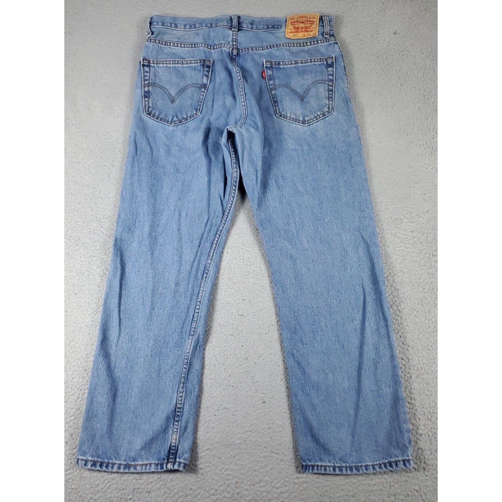 Levi's Levis Mens 36x30 Extra Large Blue Casual Straight Leg Denim Jeans Size US 36 / EU 52 - 7 Thumbnail