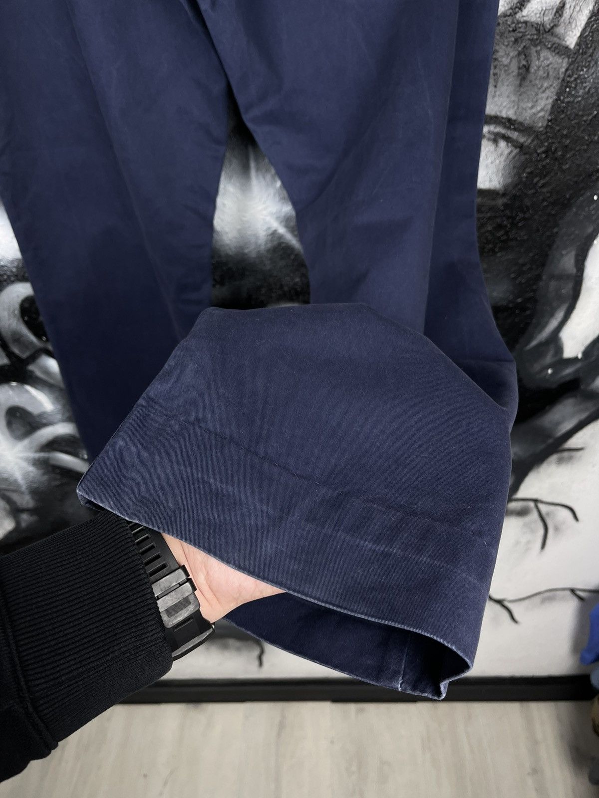 Yves Saint Laurent Vintage Yves Saint Laurent Blue Trousers Men’s Pants Size 40 Size US 40 / EU 56 - 8 Thumbnail