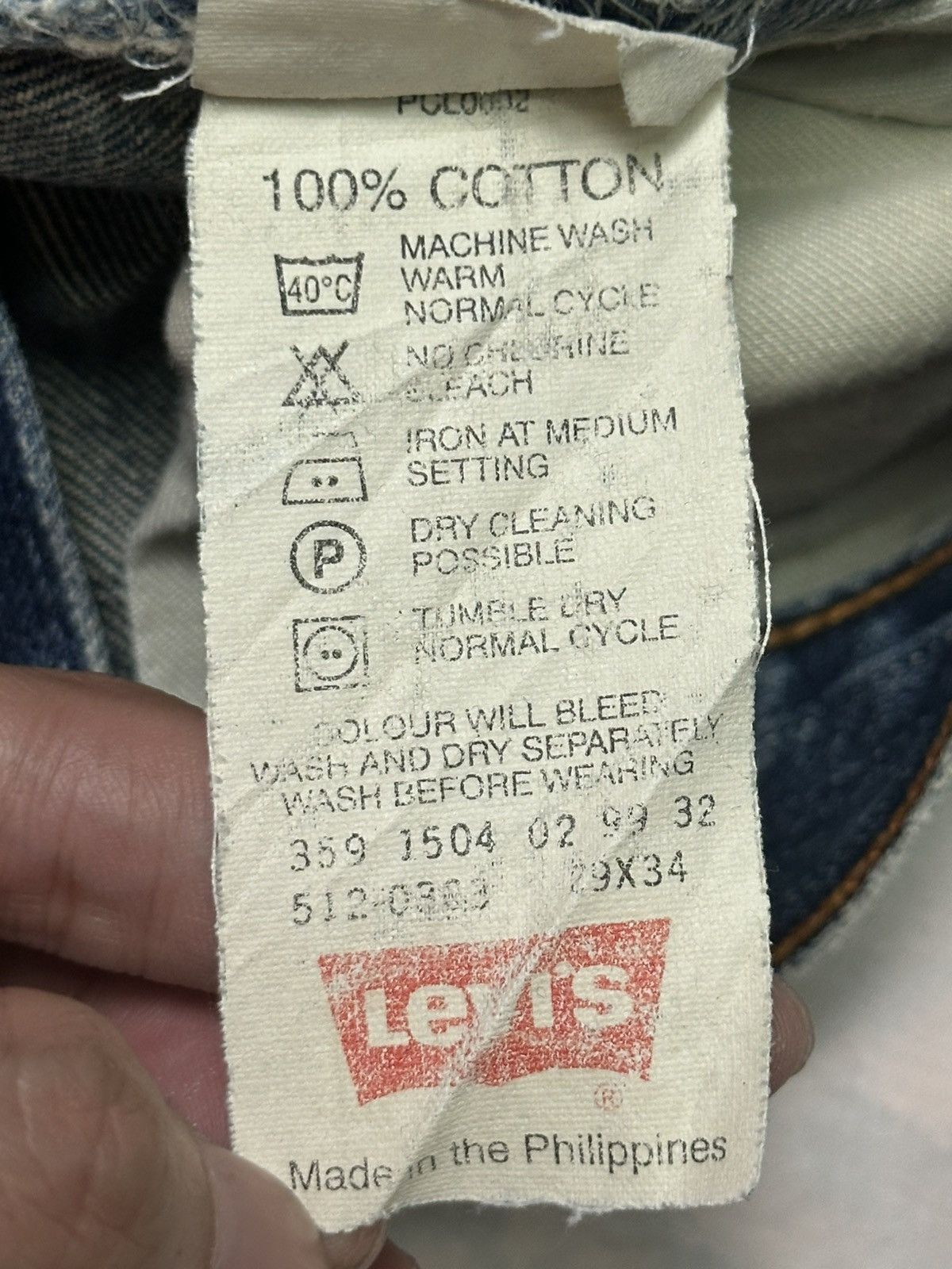 Levi's Levis Vintage Baggy Loose Style With Faded Wash Size US 30 / EU 46 - 8 Thumbnail