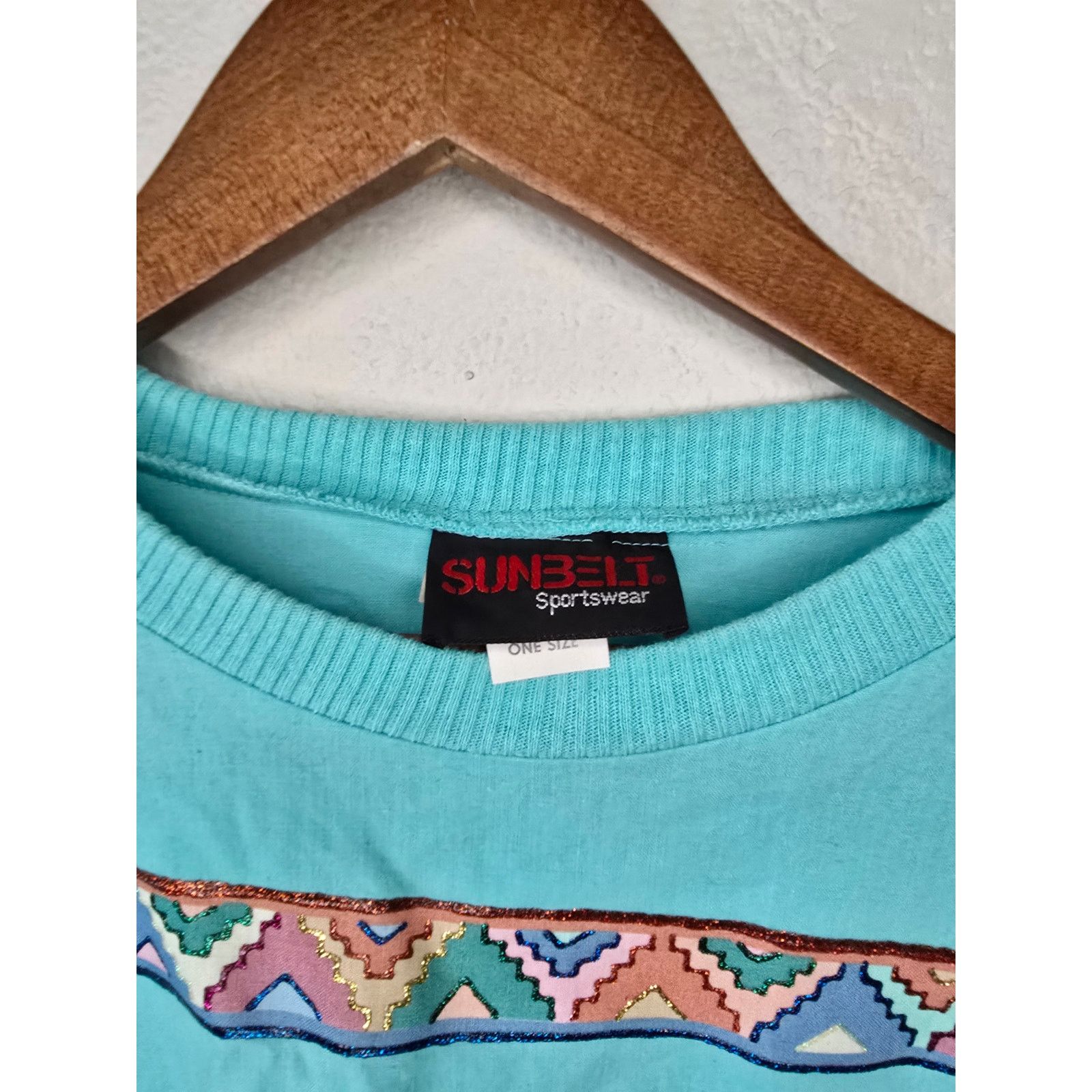 Vintage Vintage Southwest Aztec Crewneck Native American Sweatshirt Size US XL / EU 56 / 4 - 5 Thumbnail