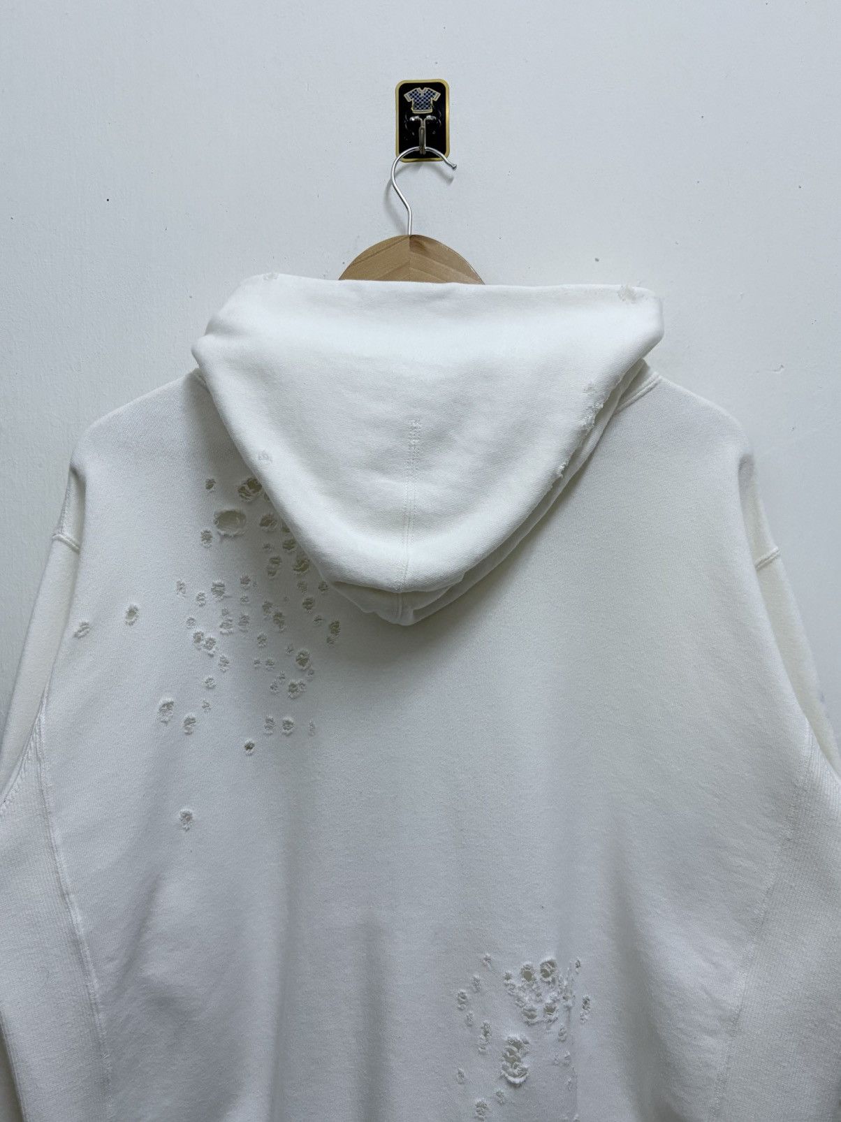 Sophnet. SS17 Sophnet. Off-White Style Distress Hoodie Size US M / EU 48-50 / 2 - 4 Thumbnail