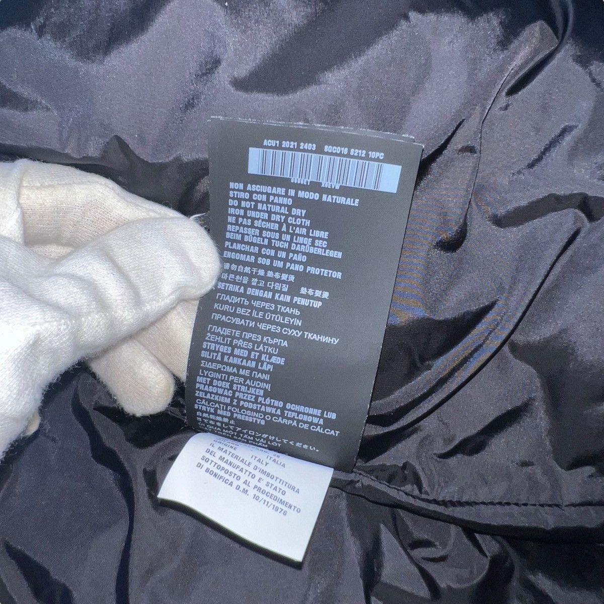 Prada × Raf Simons PRADA 22AW ×RAF SIMONS ON ICE CASHMERE BOMBER DOWN JACKET Size US XL / EU 56 / 4 - 10 Thumbnail